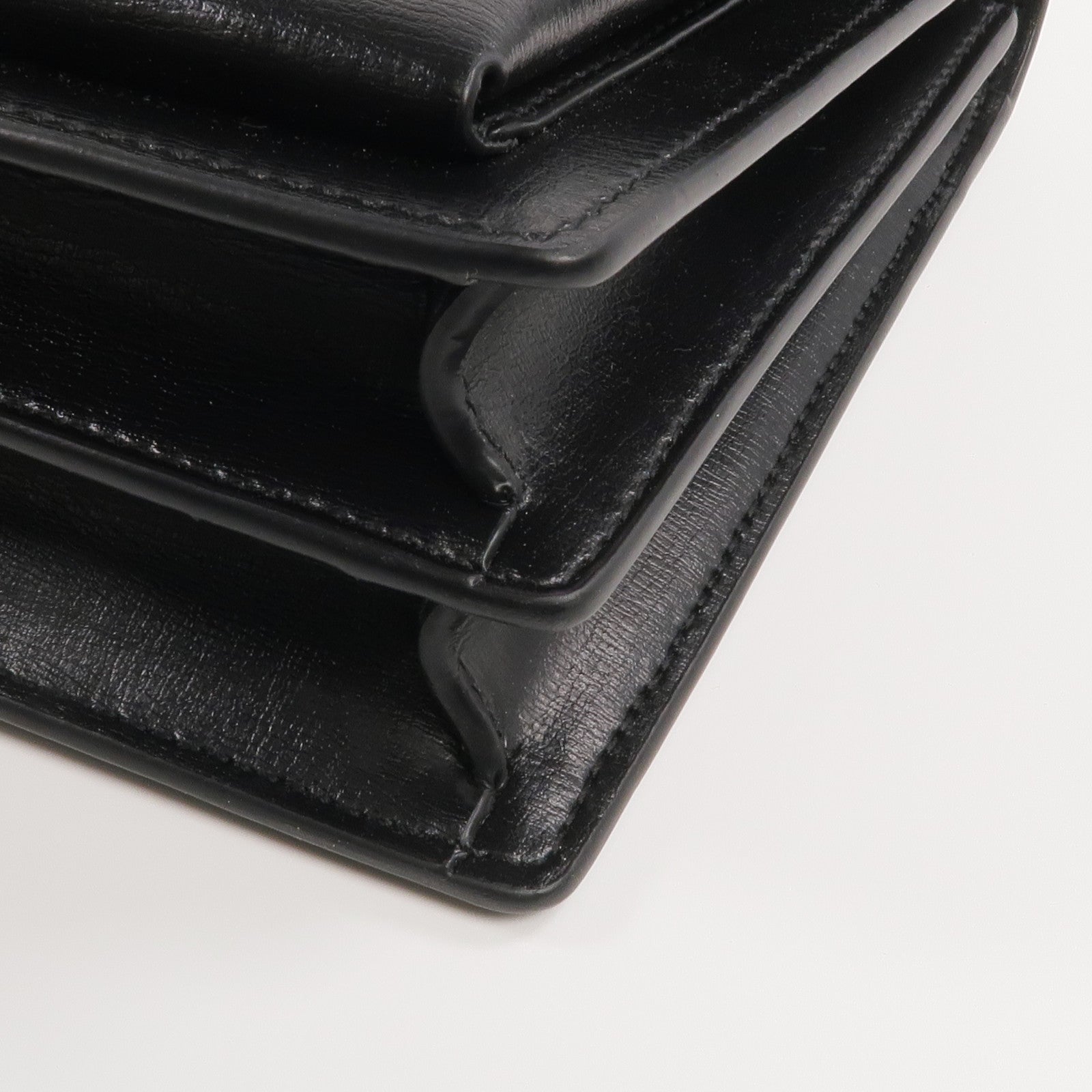 SAINT LAURENT 牛皮皮革Sunset Medium銀扣鏈帶肩背袋