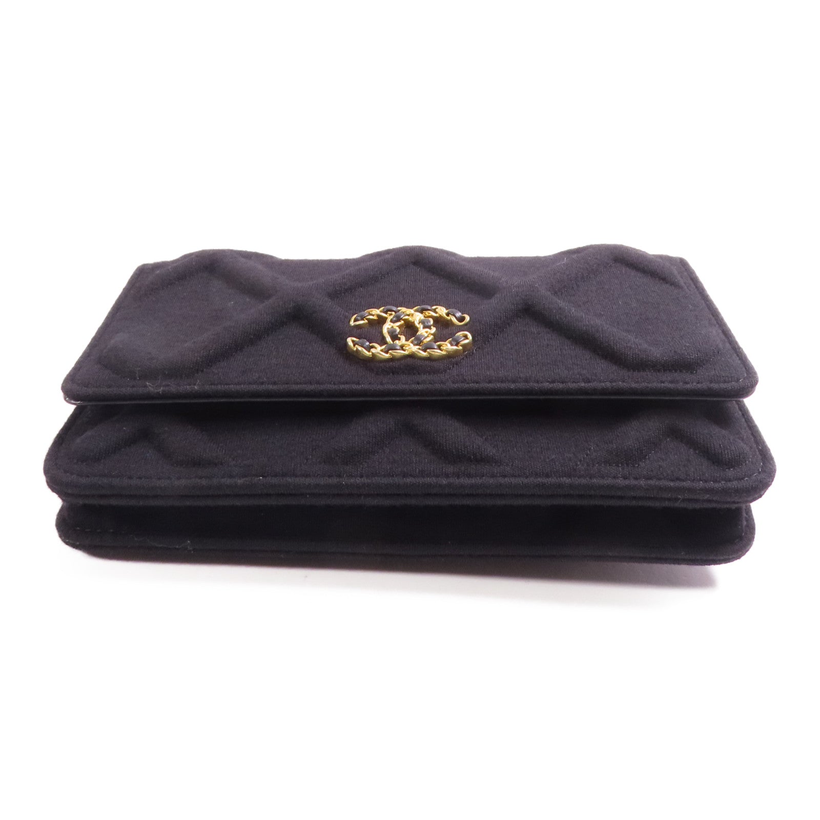 CHANEL 帆布19WOC Wallet On Chain鏈帶肩背袋