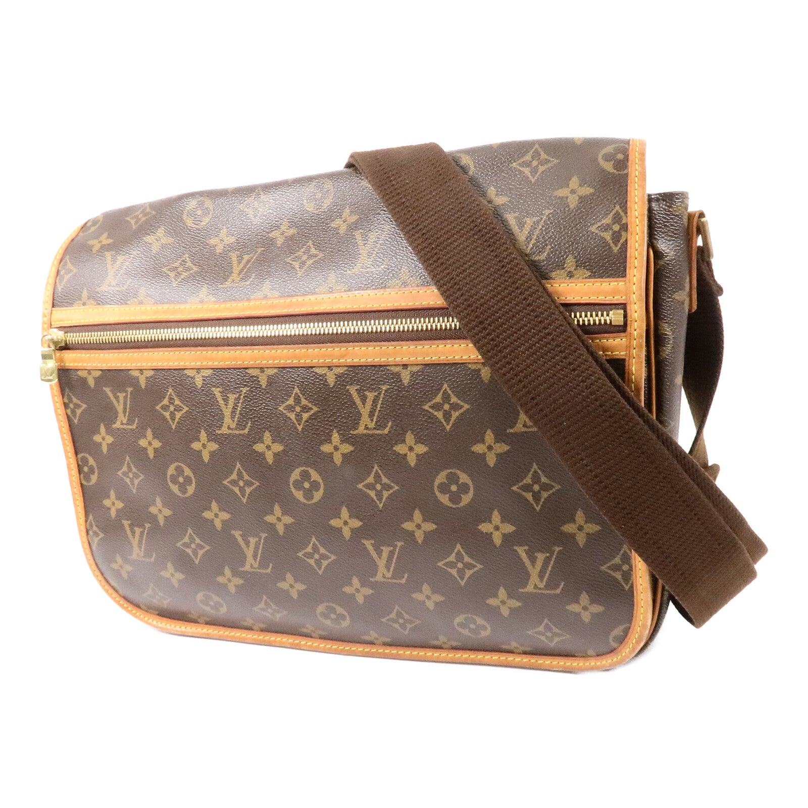 LOUIS VUITTON Monogram Bosphore金扣肩背袋