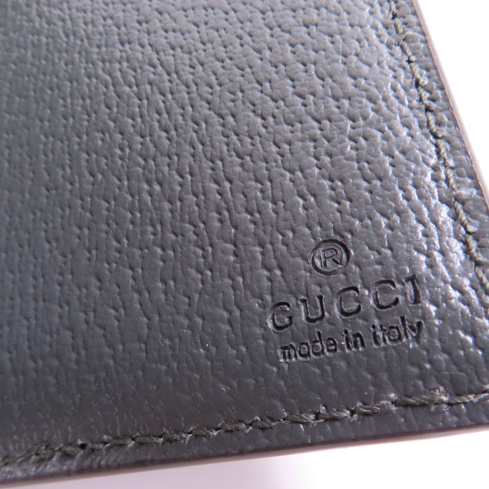 GUCCI 塗層帆布Ophidia Card Case銀扣卡片套