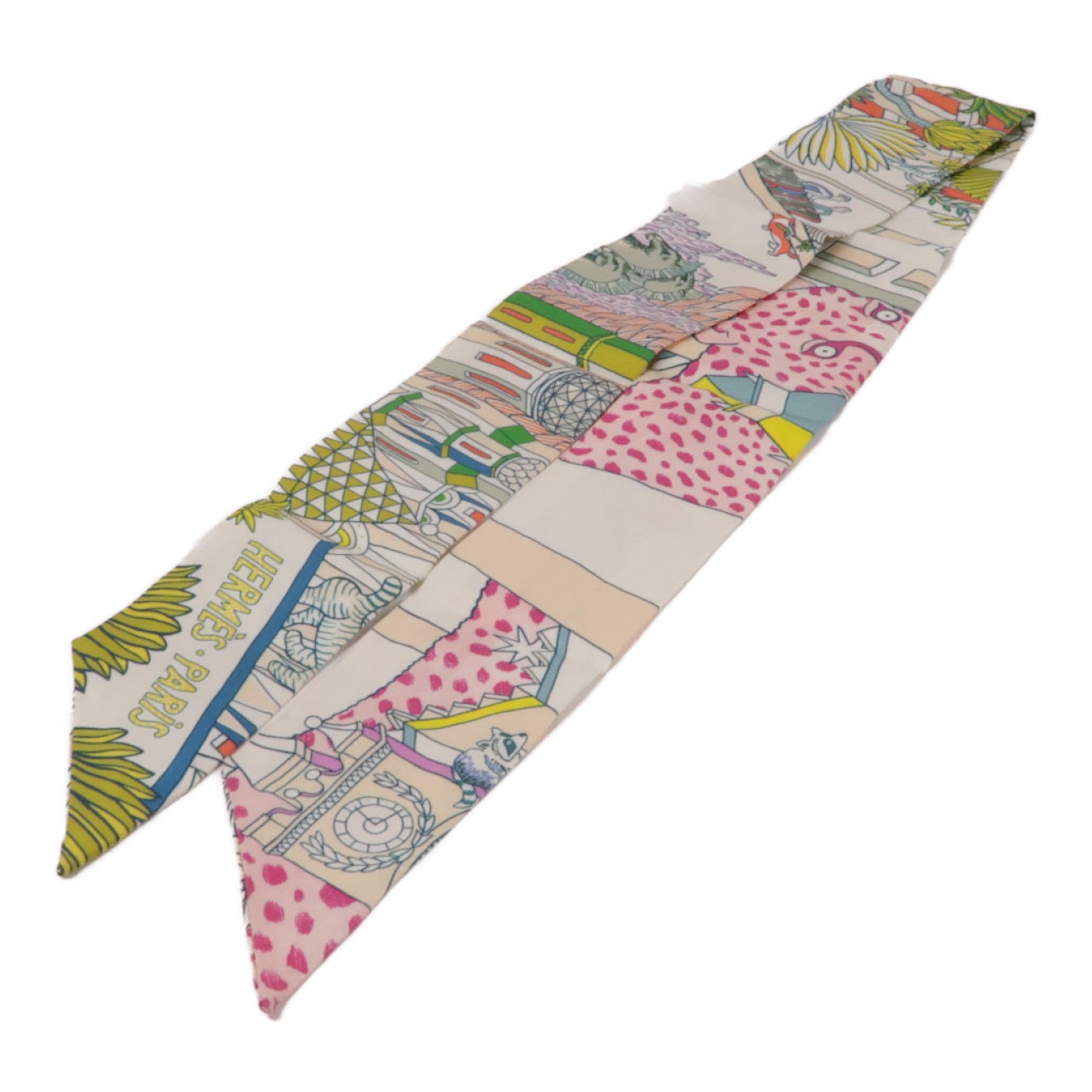 HERMES 絲質Twilly絲巾