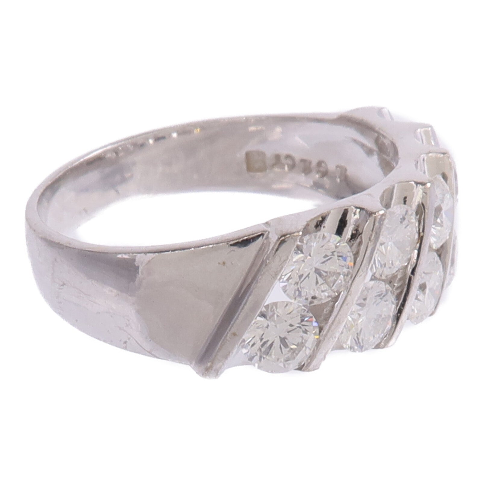 JEWELRY 【激減優惠】18K白金Diamond Ring鑽石戒指US#7.25