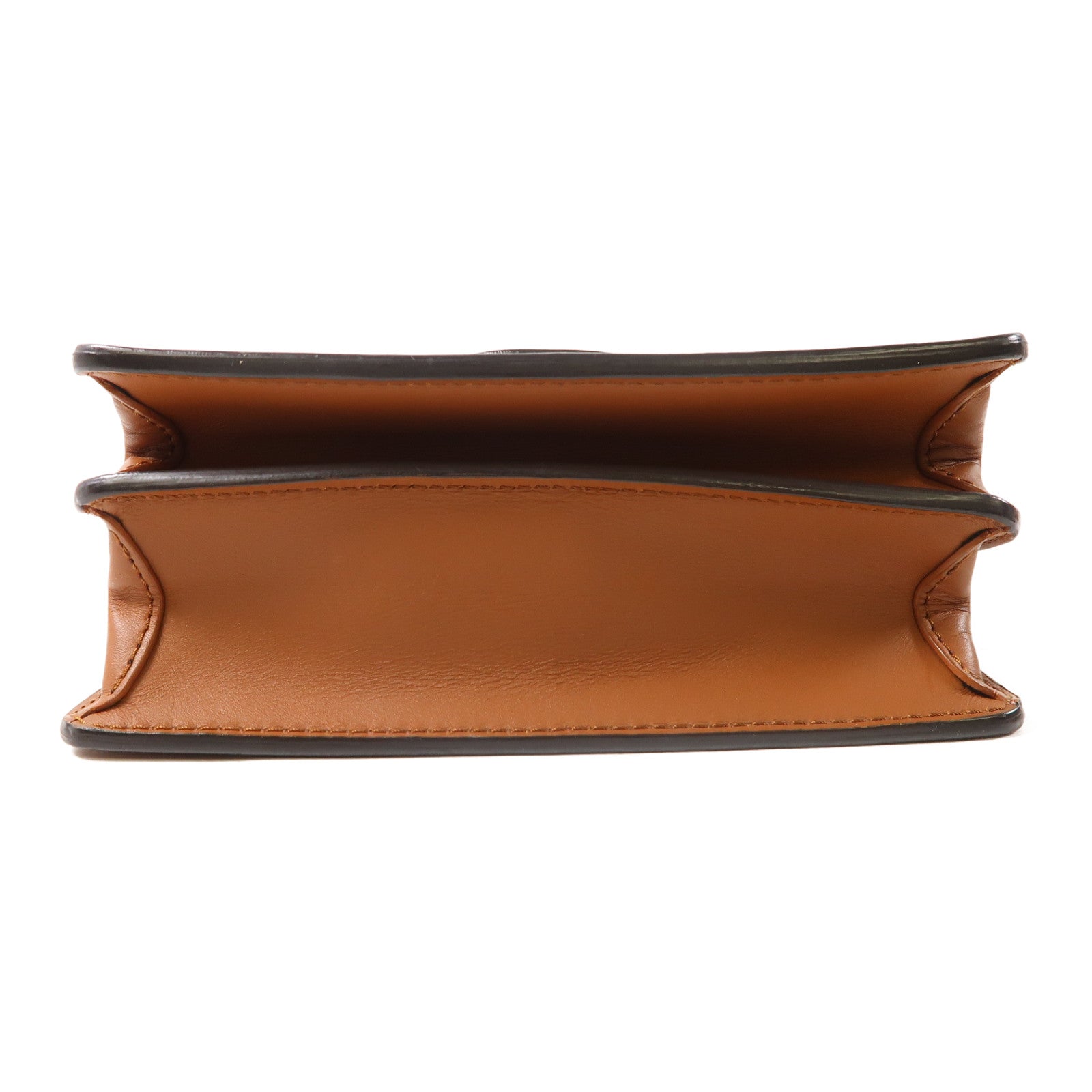 LOUIS VUITTON Monogram Reverse Mini Dauphine金扣肩背袋啡色