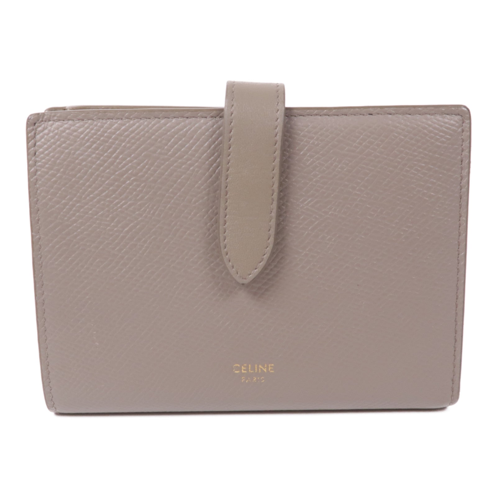 CELINE 牛皮皮革Wallet金扣錢包