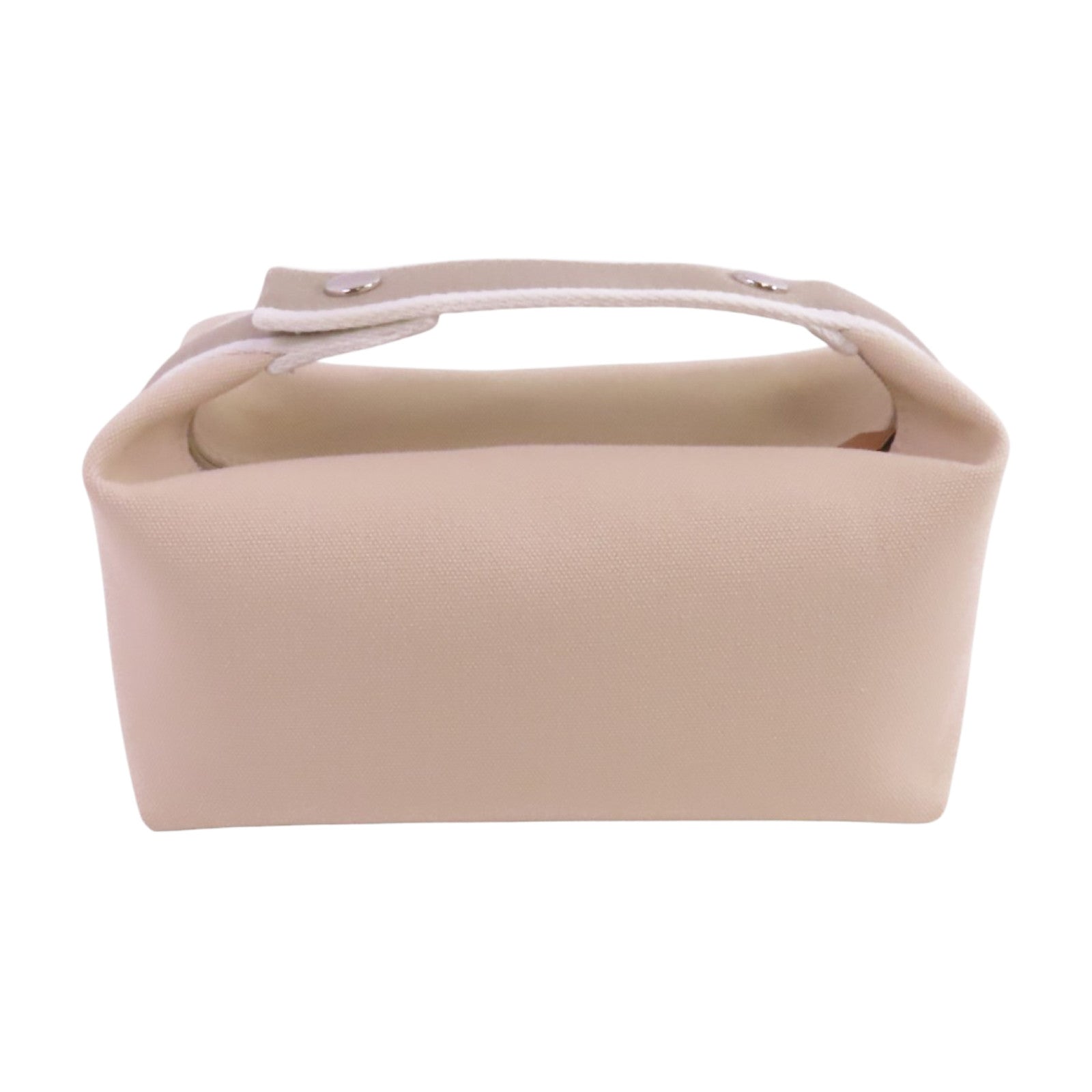 HERMES 帆布Bride-a-Brac Case銀扣手挽袋