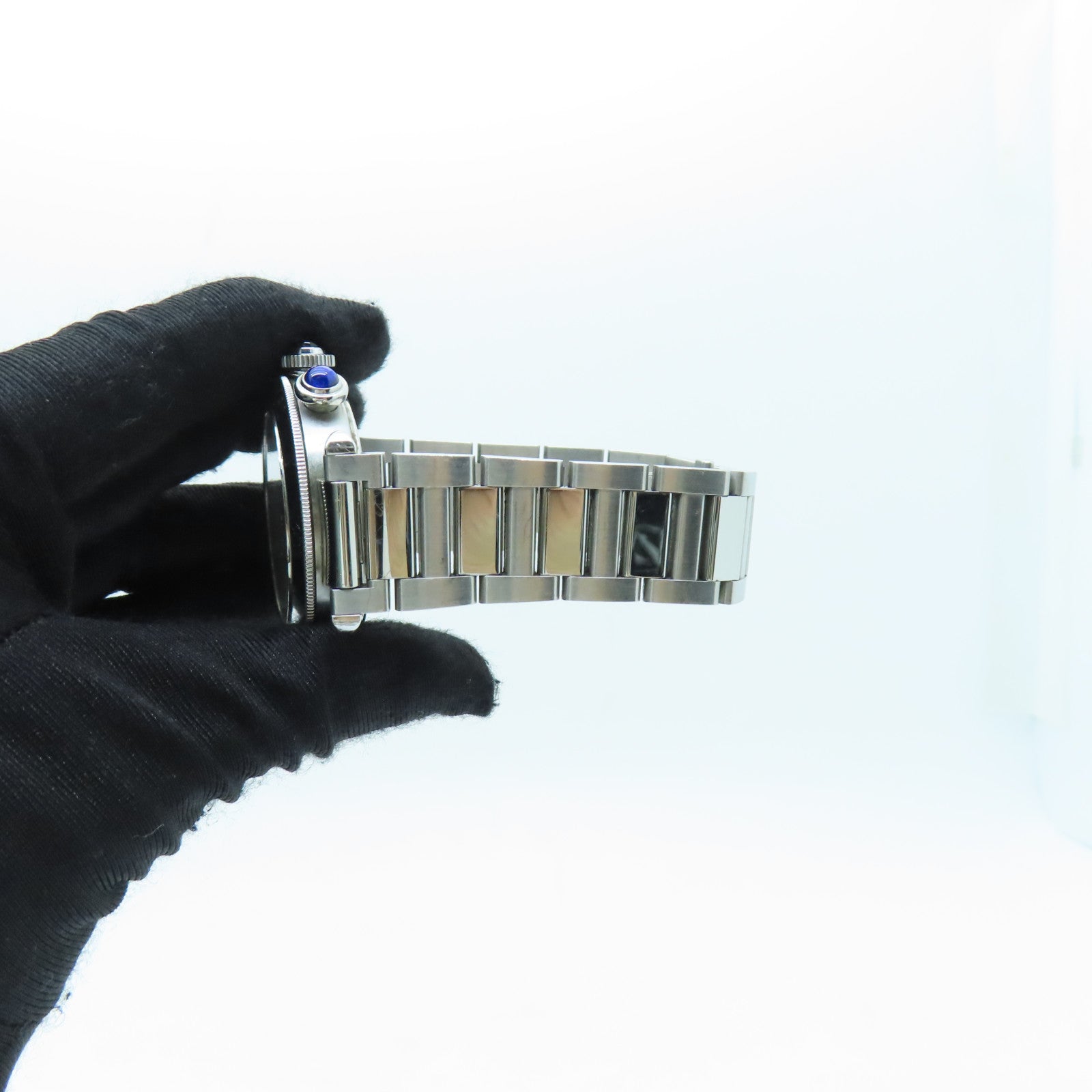 CARTIER 不銹鋼Pasha De Cartier手錶白色#18.5cm