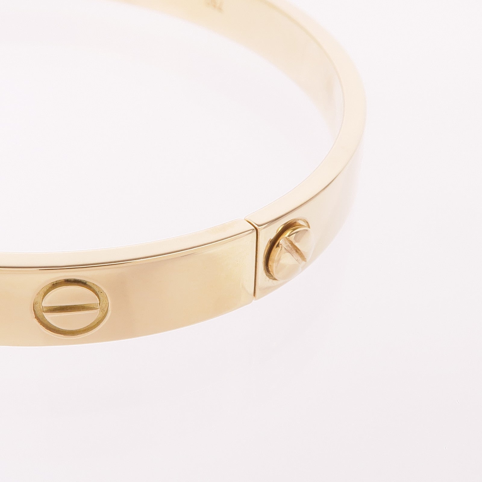 CARTIER 18K黃金Love Bracelet手鐲Cartier#18