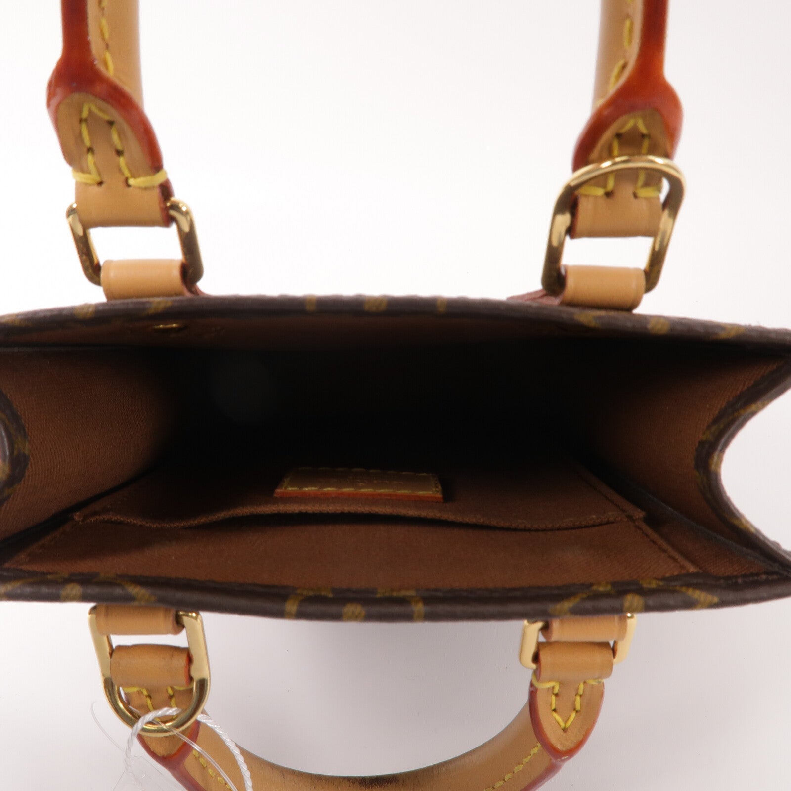 LOUIS VUITTON Monogram Petit Sac Plat手挽肩背兩用袋