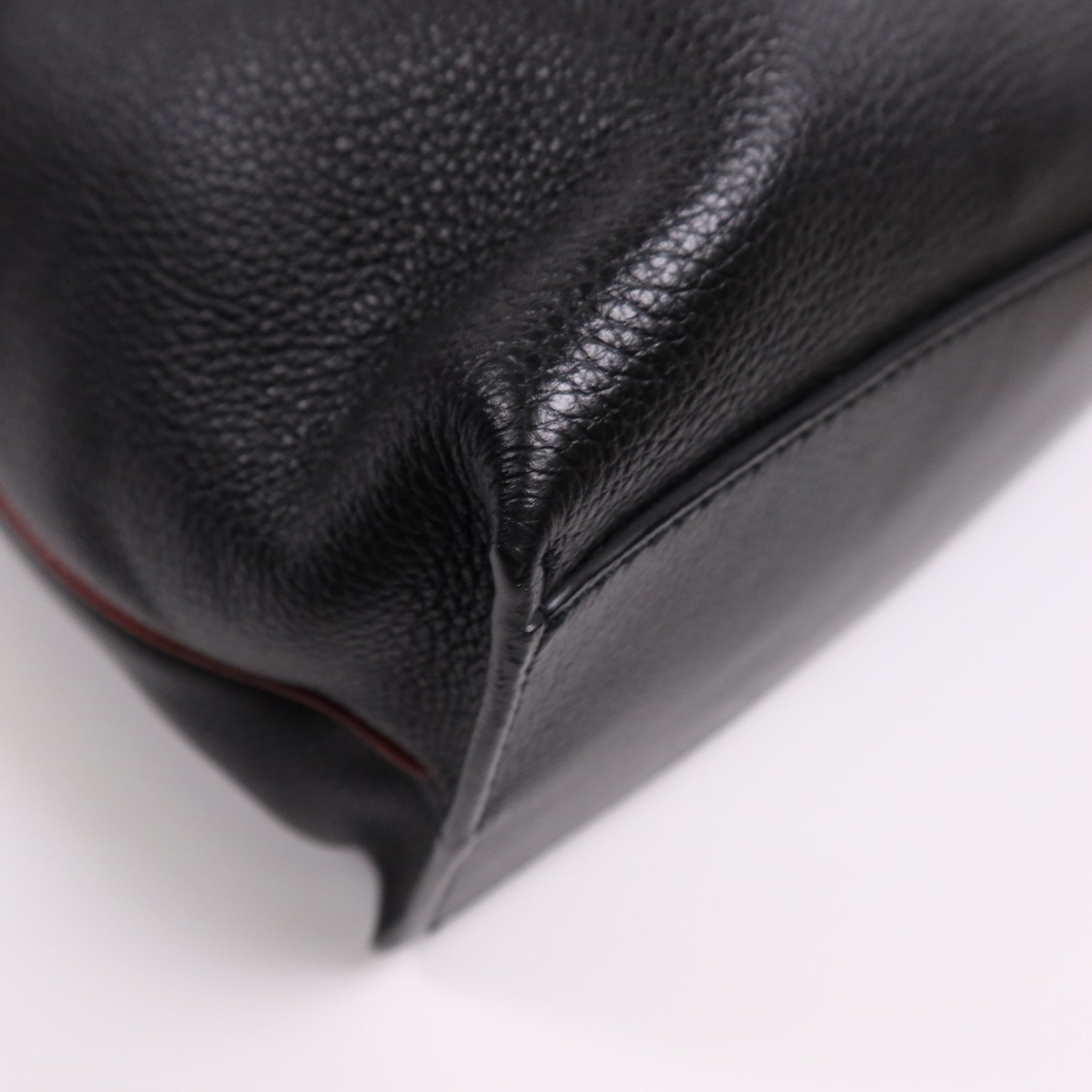 BALLY 牛皮皮革Shoulder Bag銀扣手挽袋