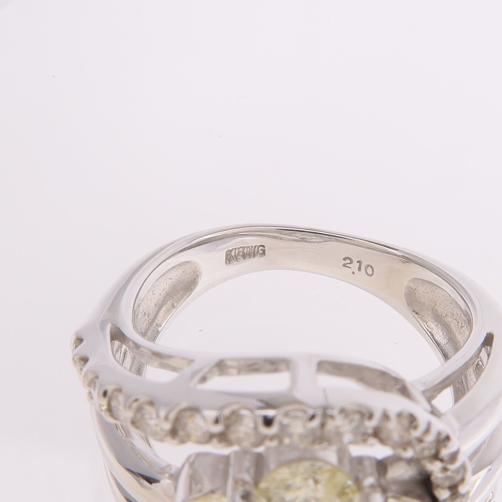 JEWELRY 18K白金Diamond Ring鑽石戒指