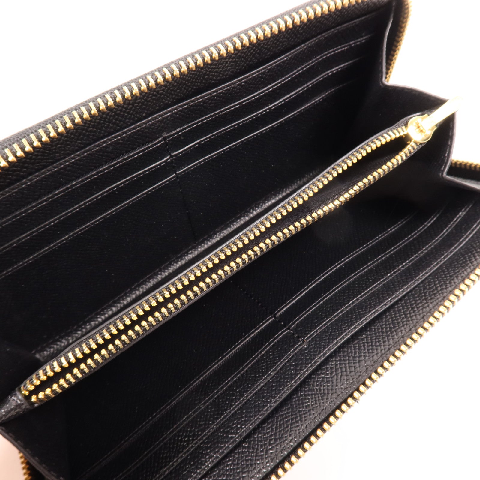 COACH 牛皮皮革Long Wallet金扣長錢包