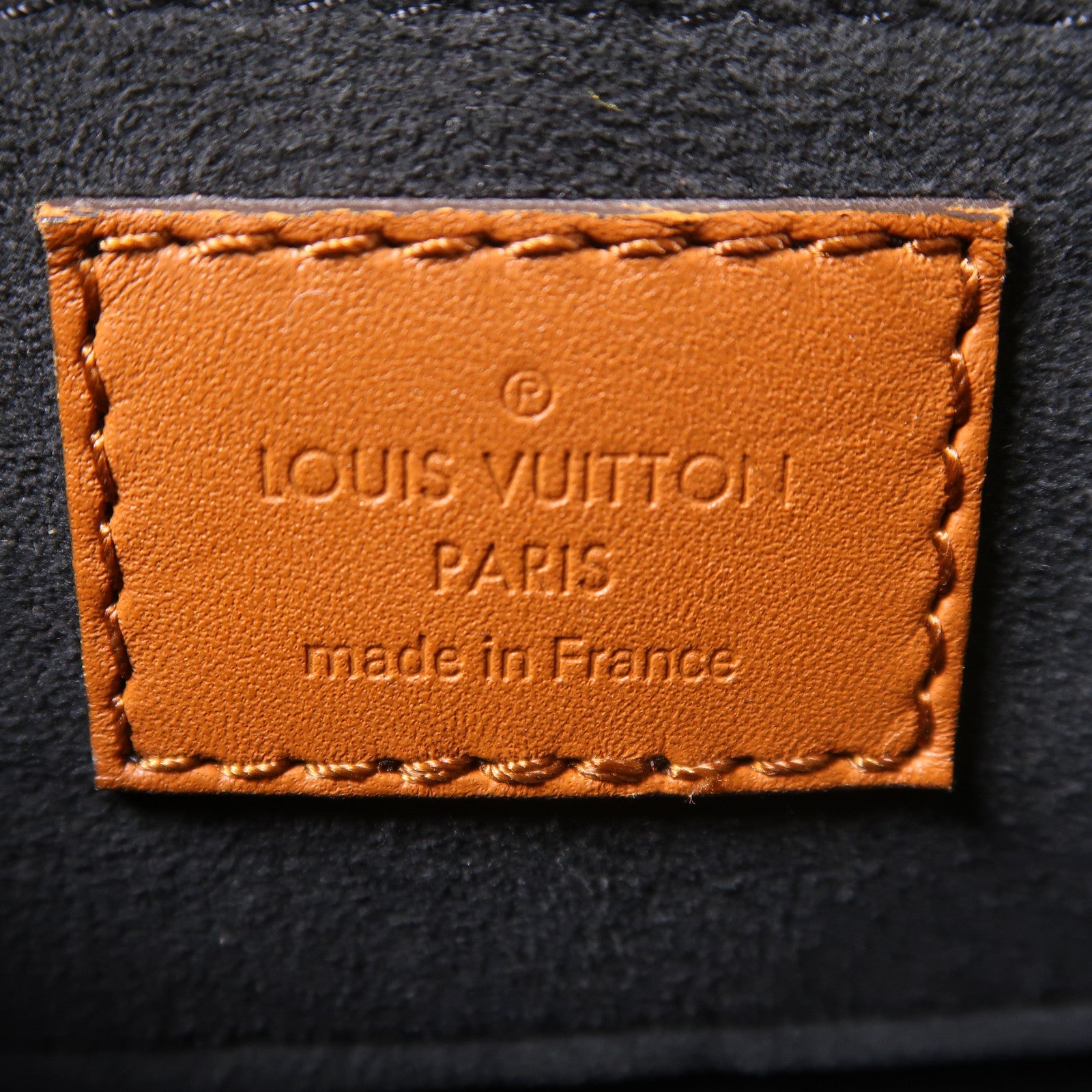 LOUIS VUITTON Monogram Reverse Mini Dauphine金扣肩背袋啡色
