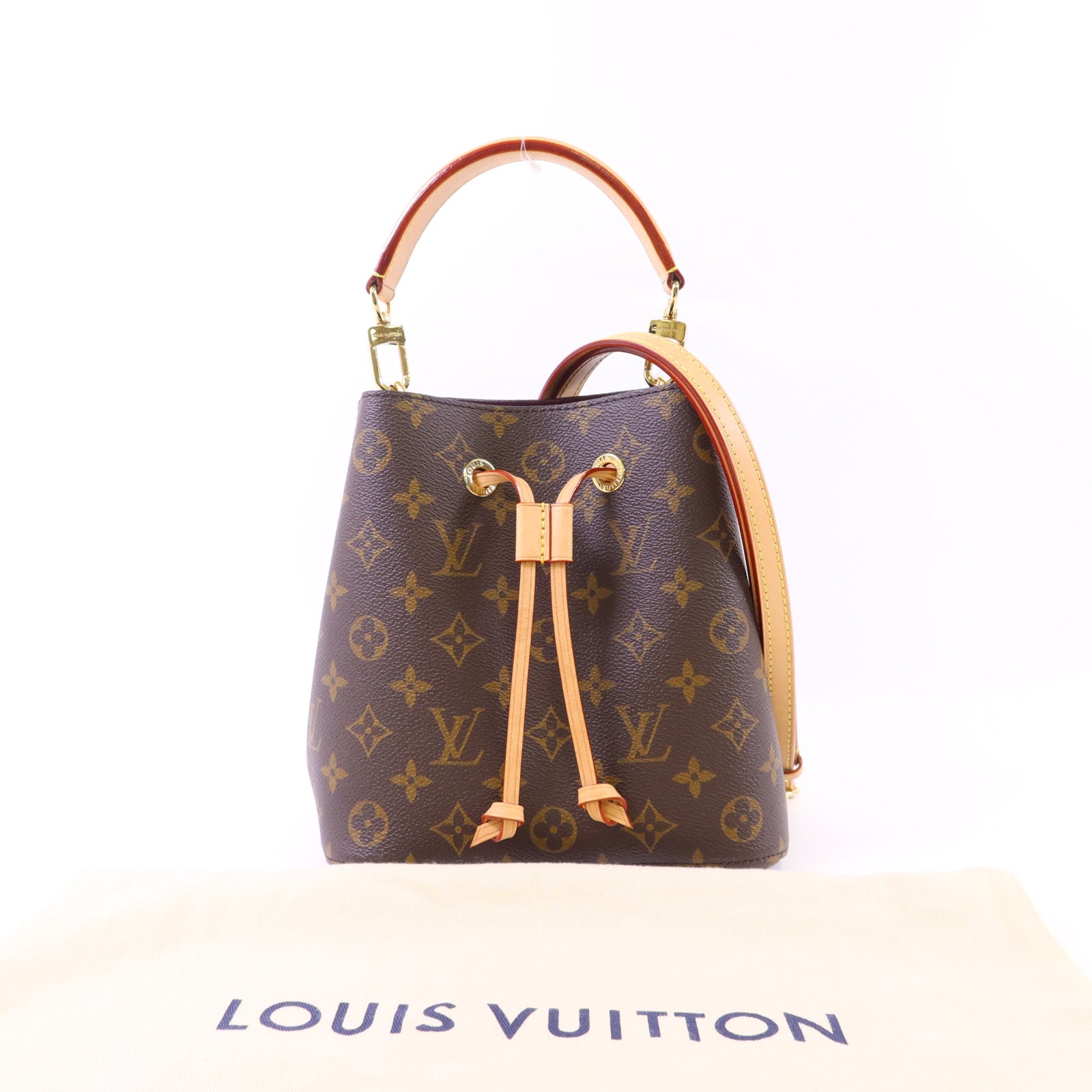 LOUIS VUITTON Monogram Neonoe BB金扣手挽肩背兩用袋