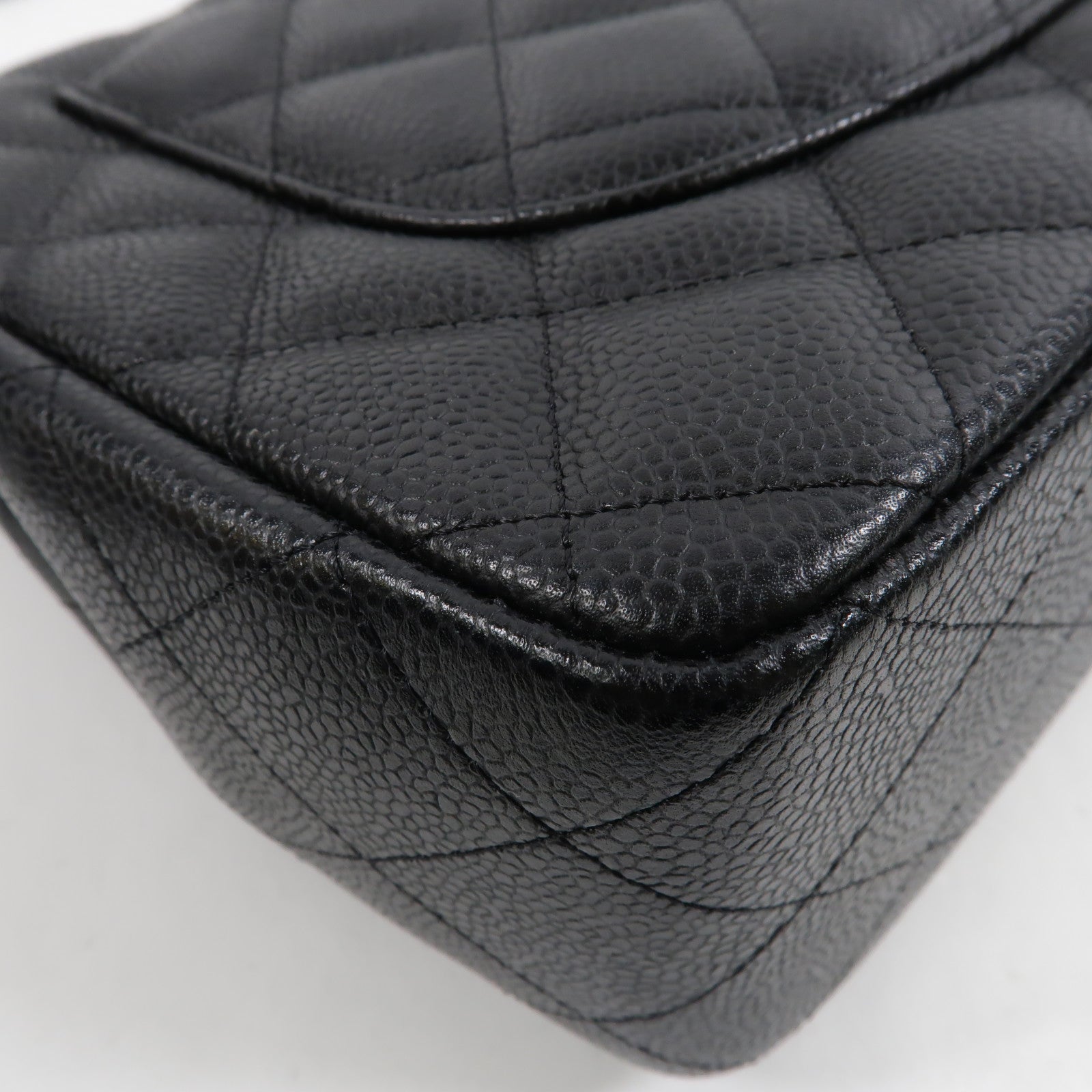 CHANEL 牛皮皮革Large Classic鏈帶肩背袋
