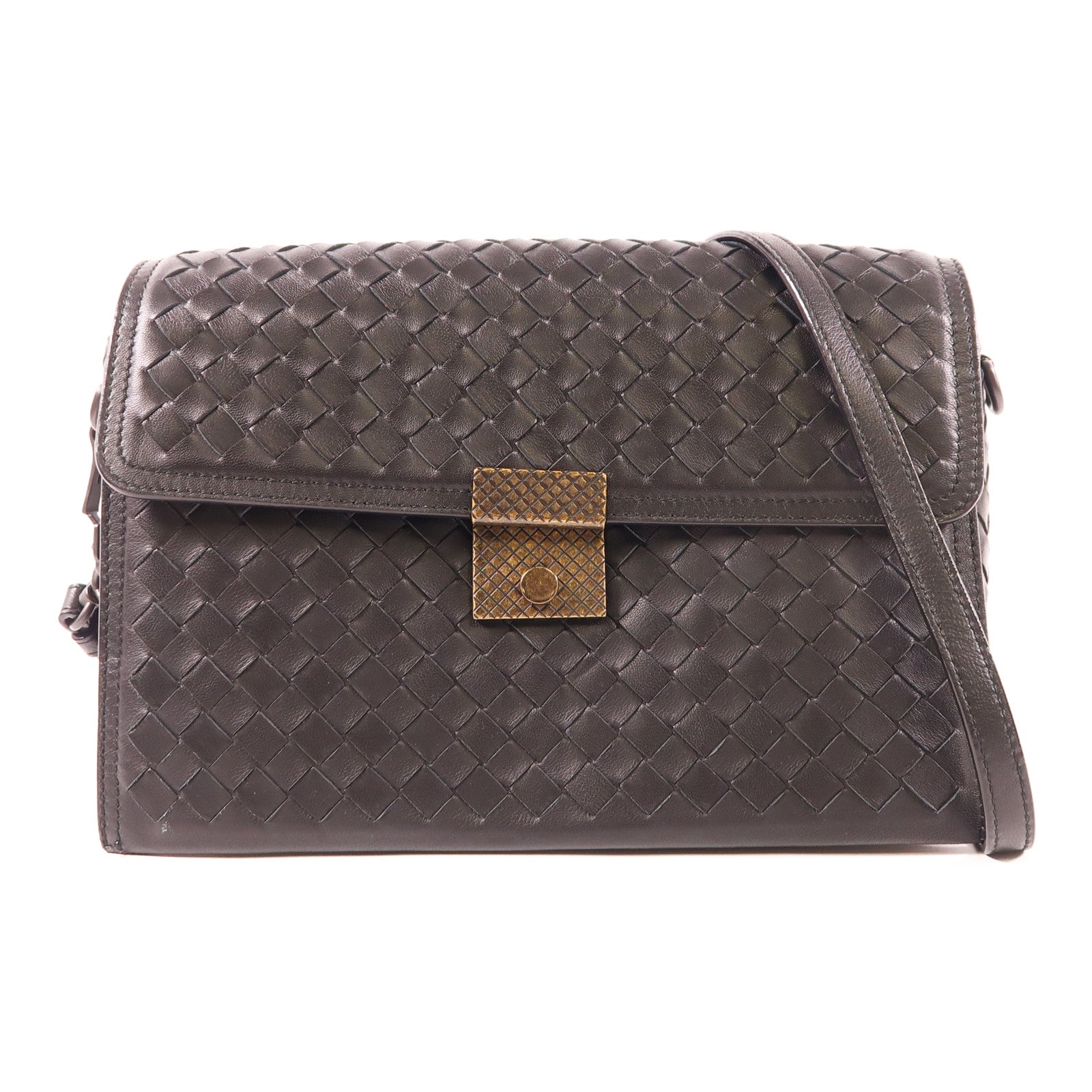 BOTTEGA VENETA 牛皮皮革2 Way Bag手挽肩背兩用袋