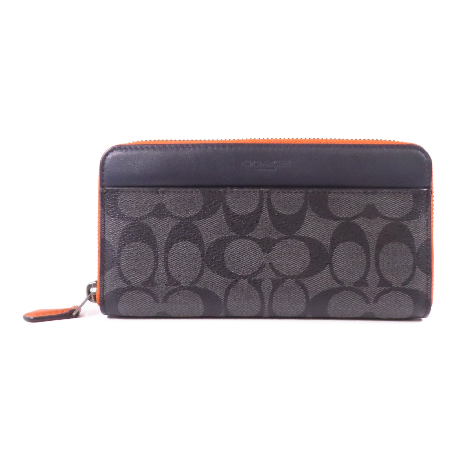 COACH 塗層帆布Zipper Long Wallet長錢包