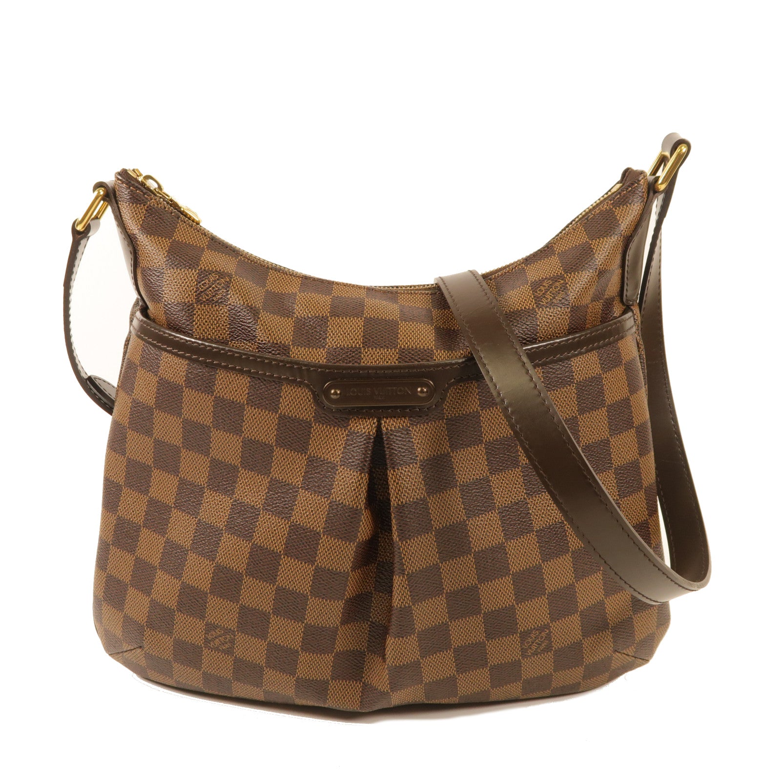LOUIS VUITTON Damier Bloomsbury PM金扣肩背袋