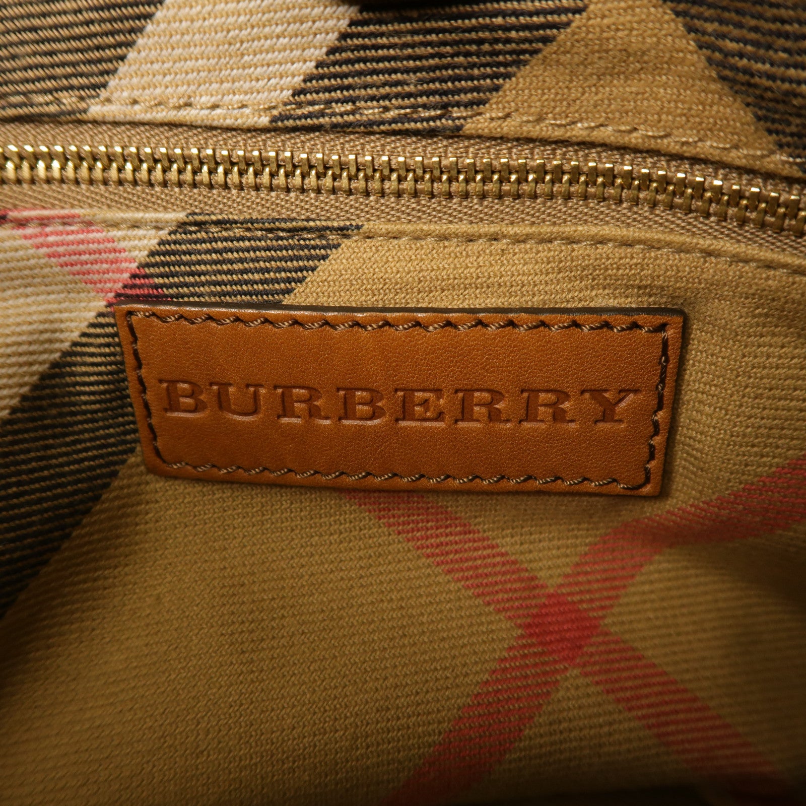 BURBERRY 牛皮皮革Tote Bag肩背袋