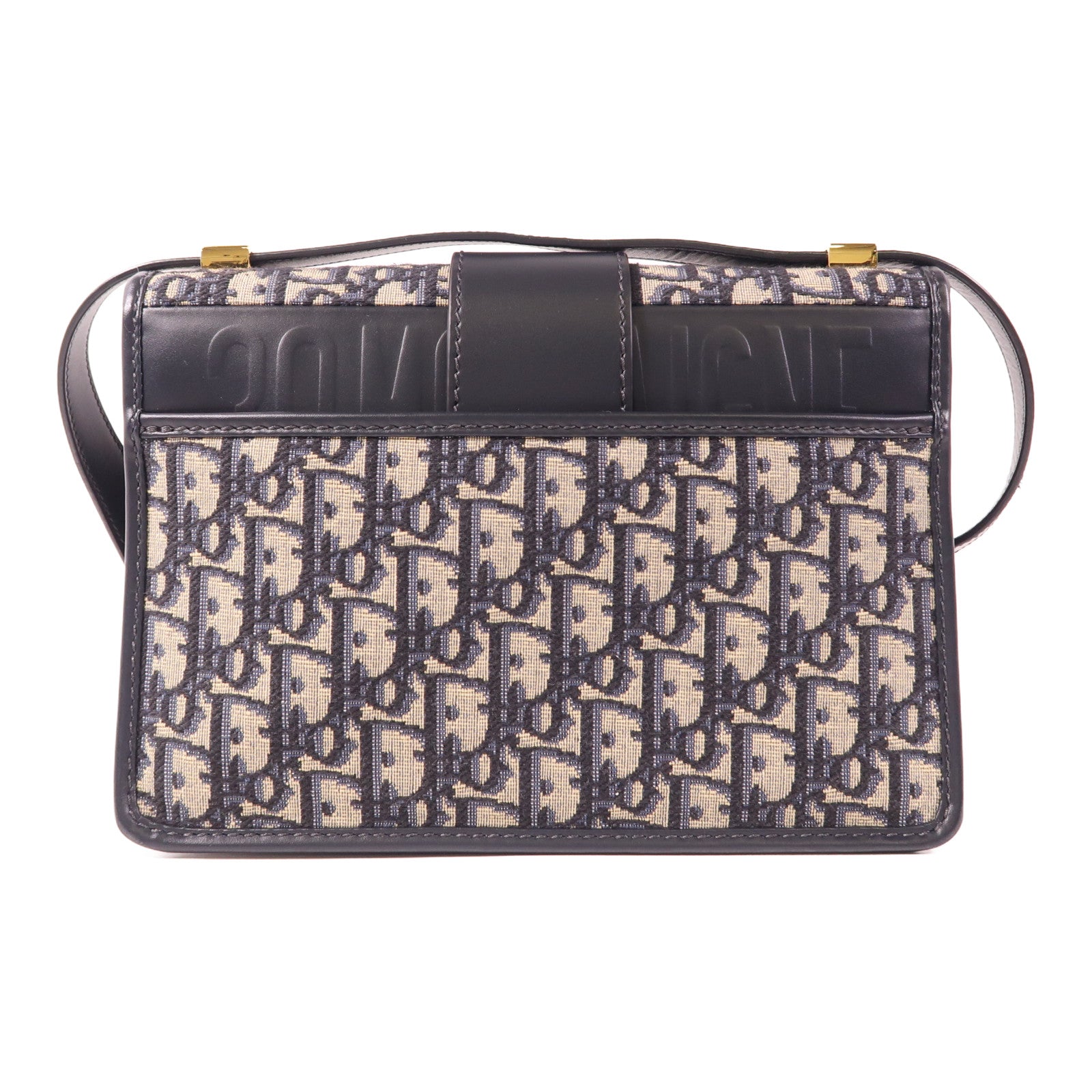 Dior 帆布Montaigne 30金扣肩背袋