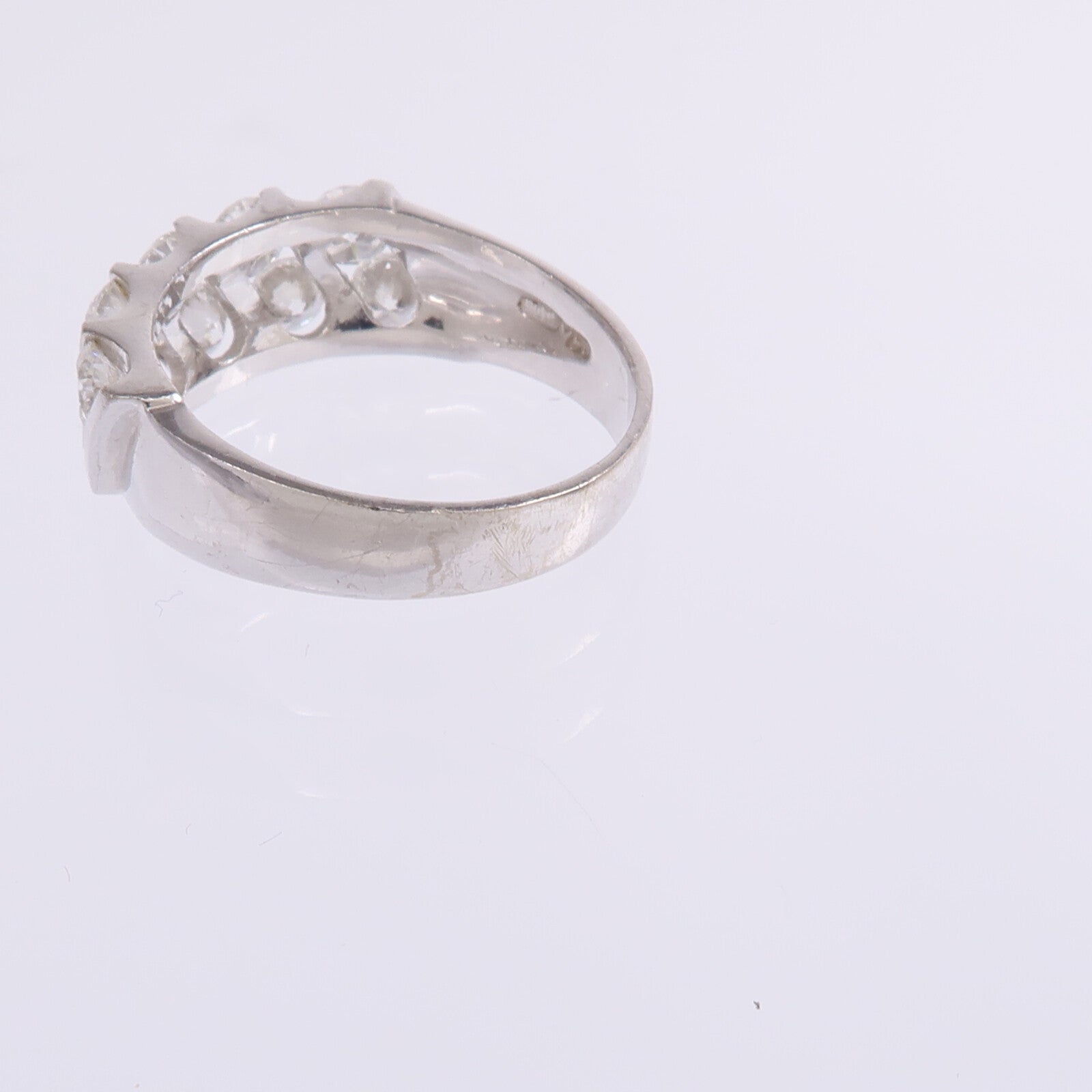 JEWELRY 【激減優惠】18K白金Diamond Ring鑽石戒指US#7.25