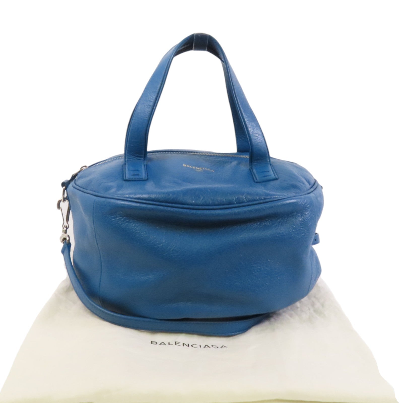 BALENCIAGA 牛皮皮革Air Hobo銀扣手挽肩背兩用袋