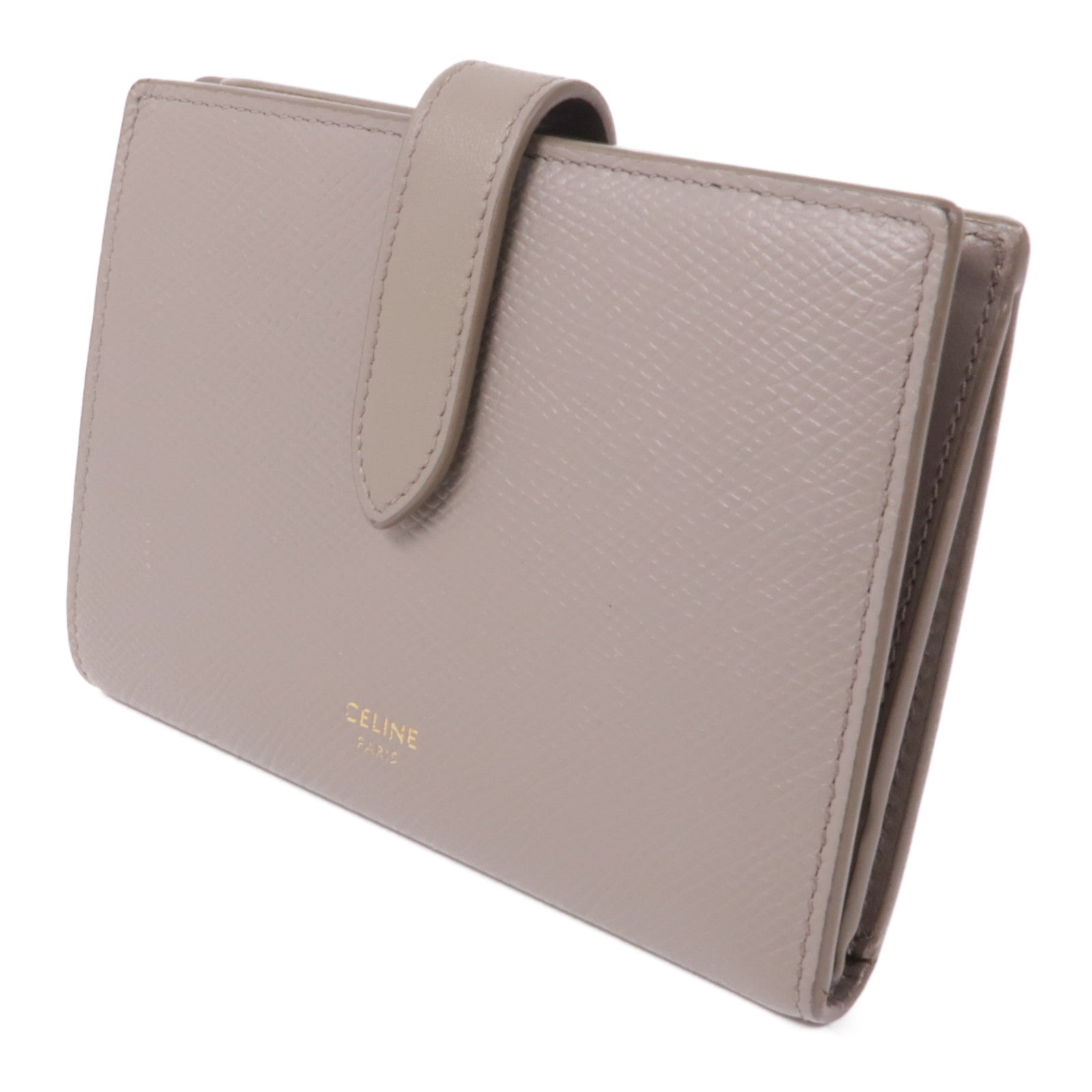 CELINE 牛皮皮革Wallet金扣錢包