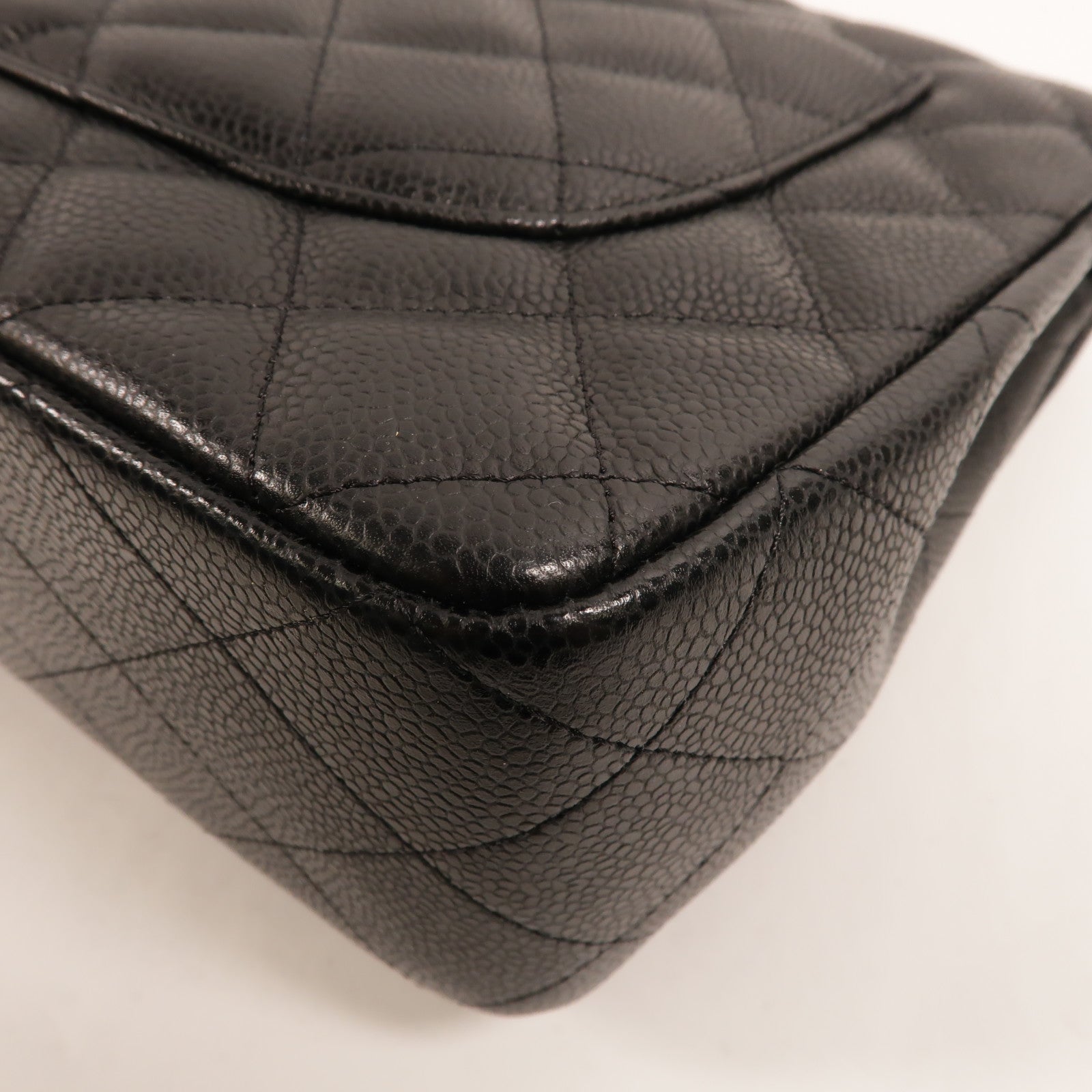 CHANEL 牛皮皮革Large Classic鏈帶肩背袋