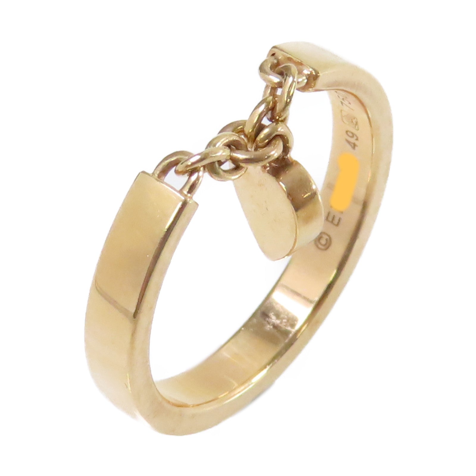 CARTIER 18K玫瑰金Gold Heart Ring戒指#49/US#4.75