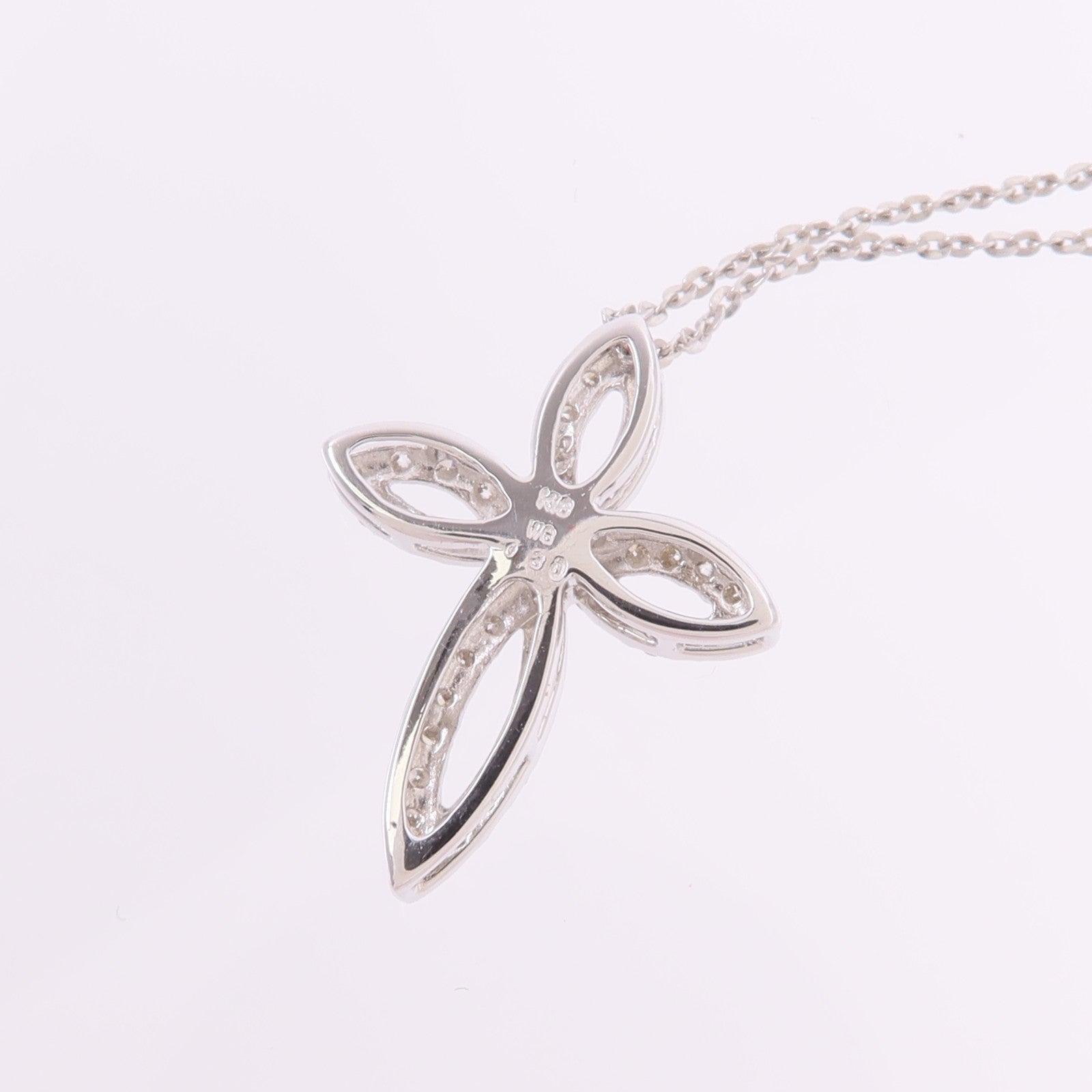 JEWELRY 18K白金Diamond Necklace鑽石項鍊