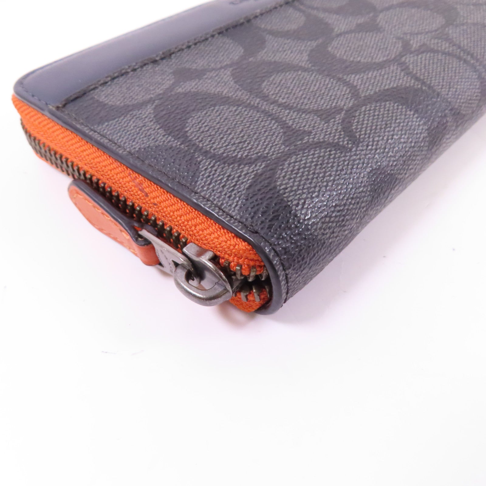 COACH 塗層帆布Zipper Long Wallet長錢包