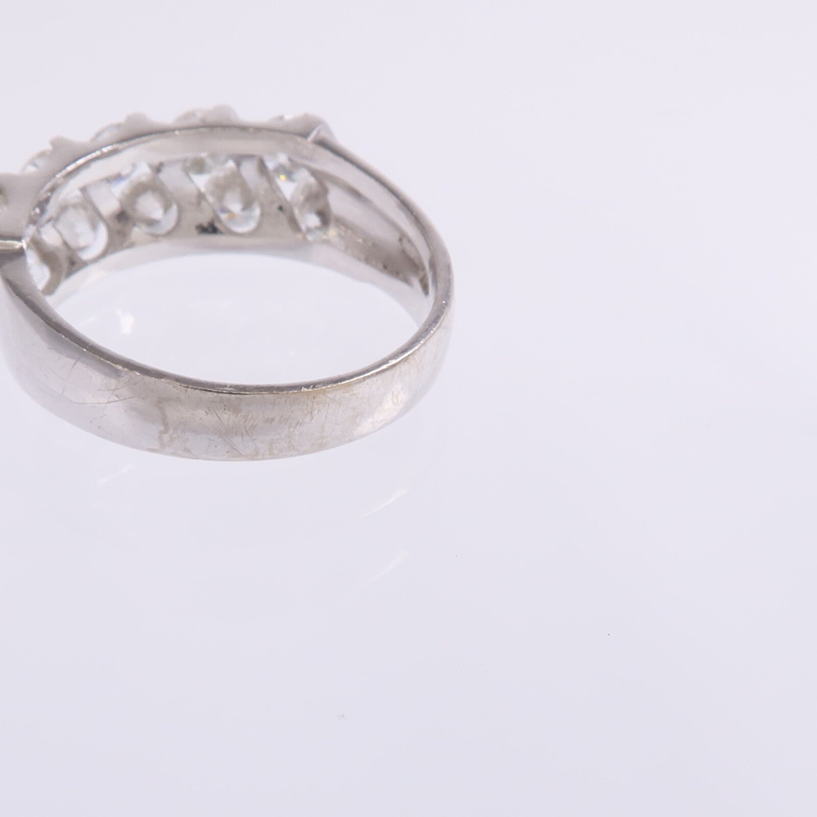 JEWELRY 【激減優惠】18K白金Diamond Ring鑽石戒指US#7.25