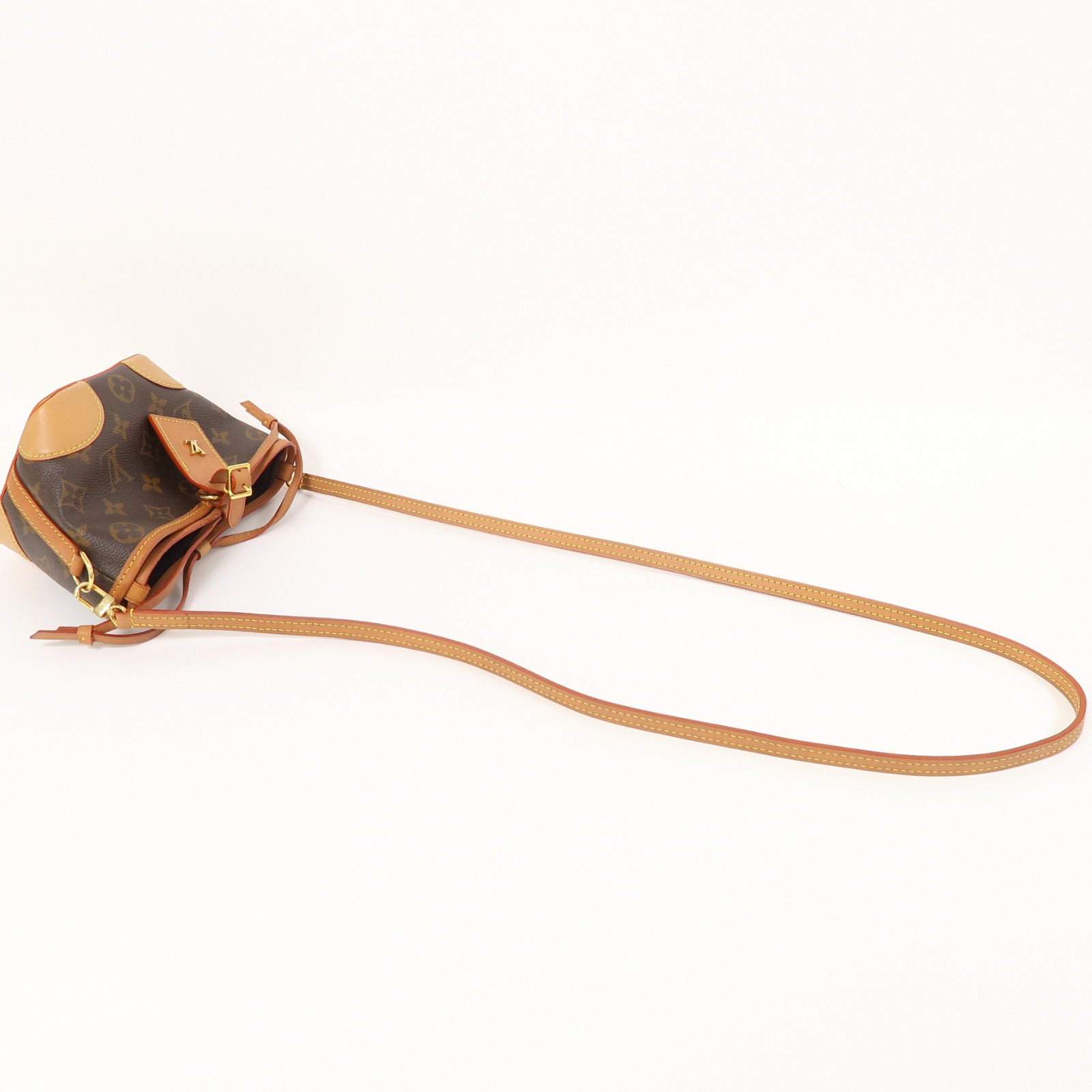 LOUIS VUITTON Monogram Noe Purse金扣肩背袋啡色