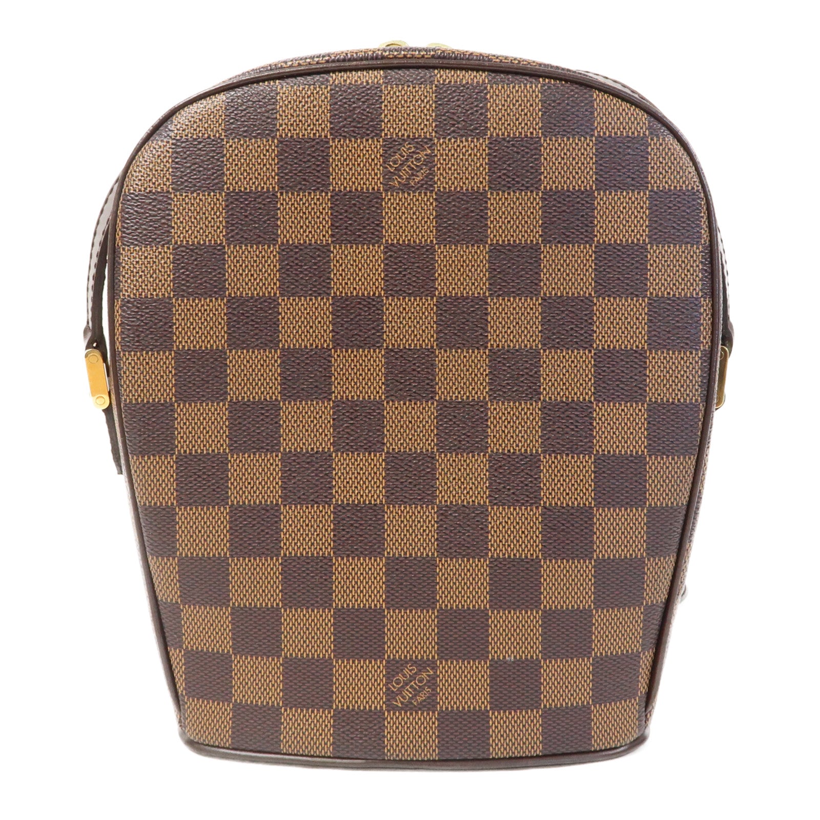 LOUIS VUITTON Damier Ipanema PM金扣肩背袋啡色