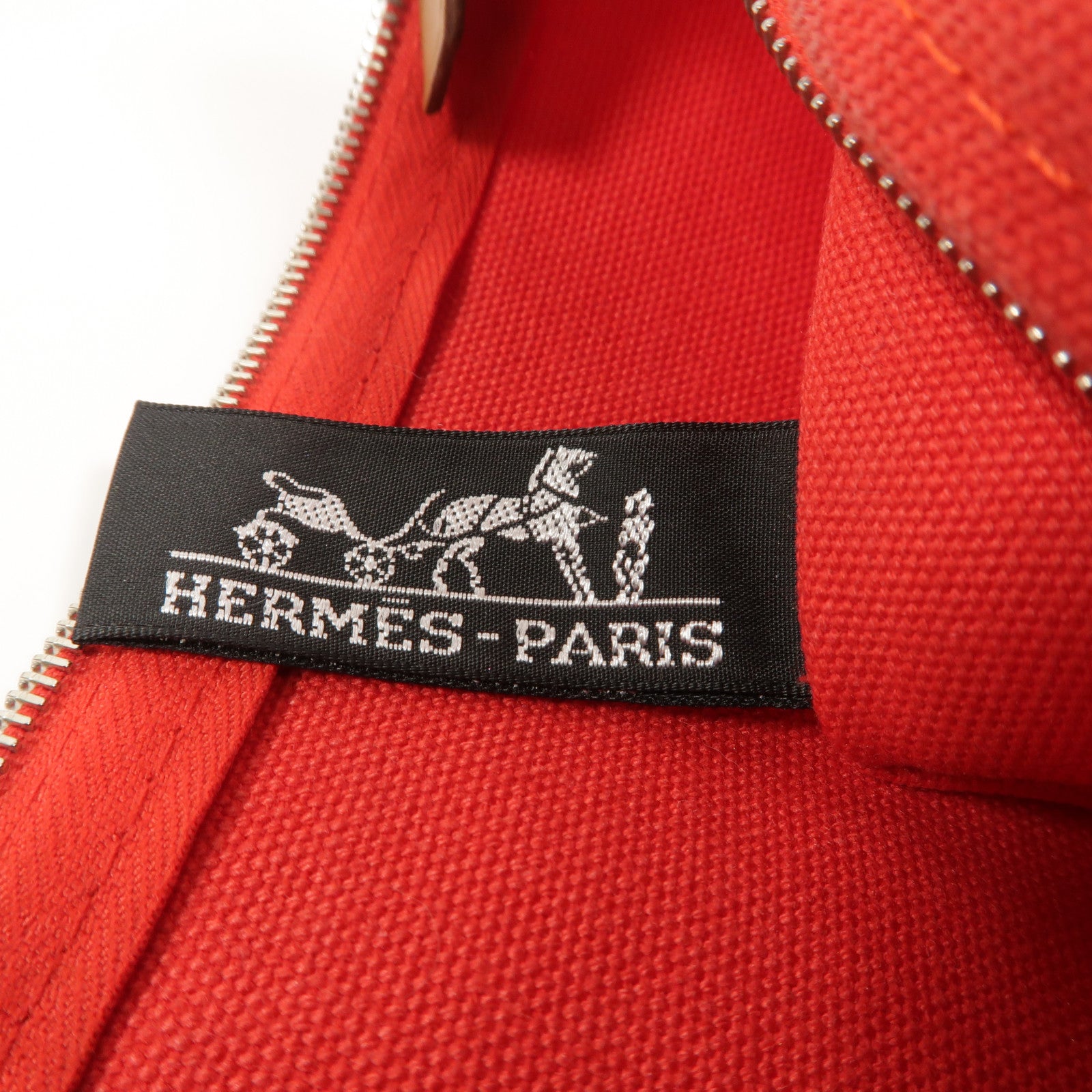 HERMES 帆布Yachting GM Pouch手拿包