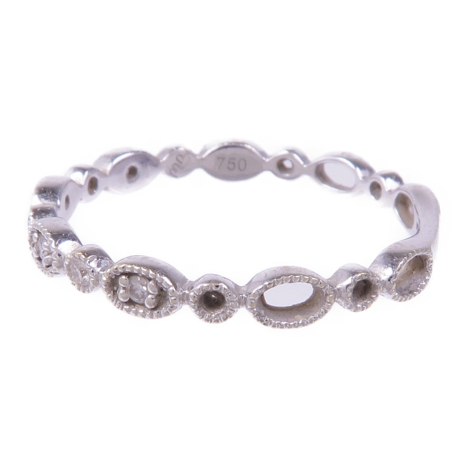 JEWELRY 【激減優惠】18K白金Diamond Ring鑽石戒指US#6.5