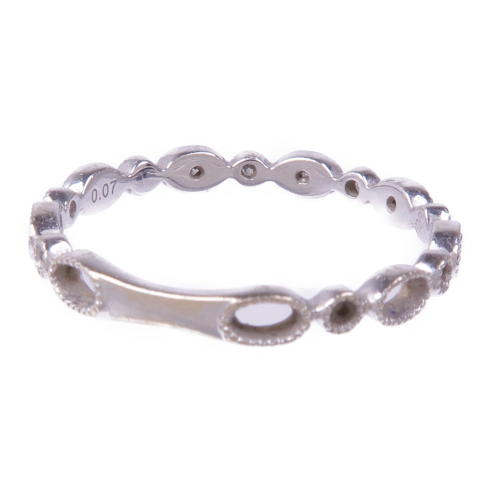JEWELRY 【激減優惠】18K白金Diamond Ring鑽石戒指US#6.5