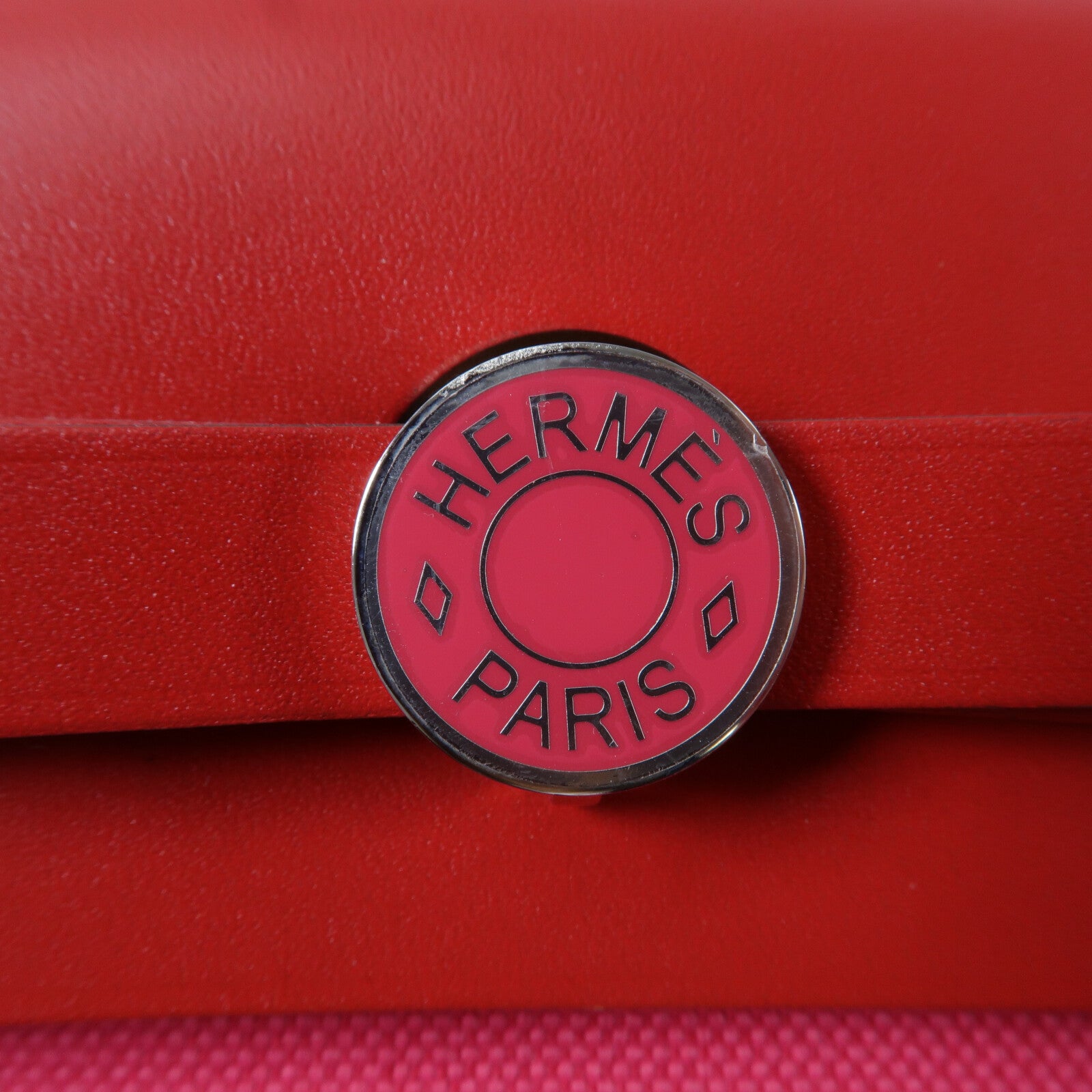 HERMES 帆布Herbag PM手挽肩背兩用袋Mexico/Piment