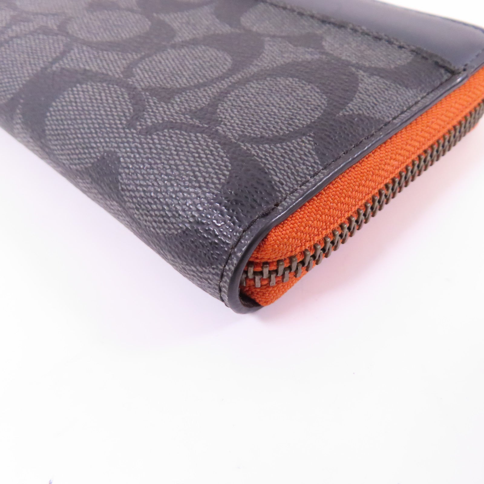 COACH 塗層帆布Zipper Long Wallet長錢包