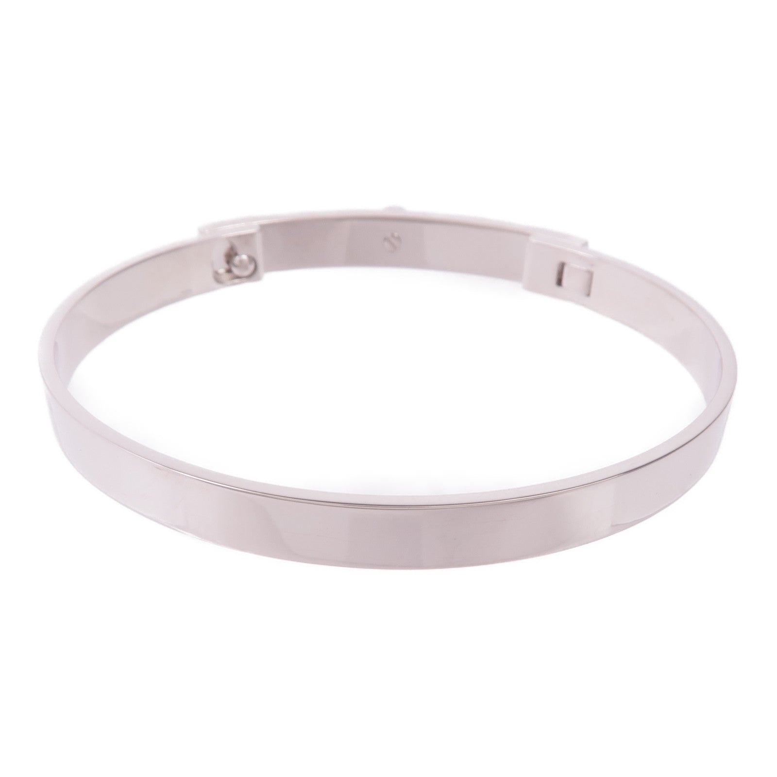 HERMES 18K白金CDC Collier de chien Bracelet石榴石手鐲