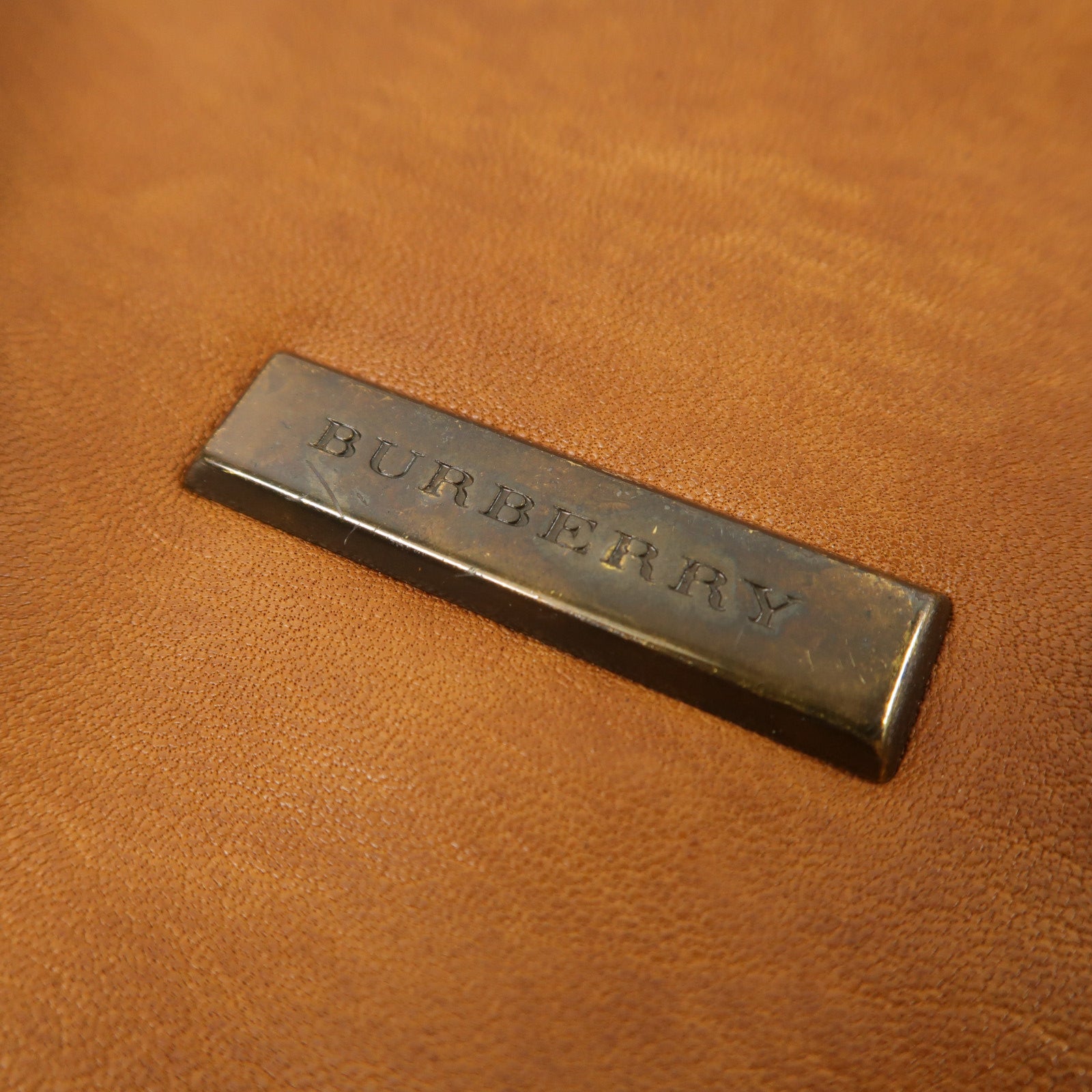 BURBERRY 牛皮皮革Tote Bag肩背袋