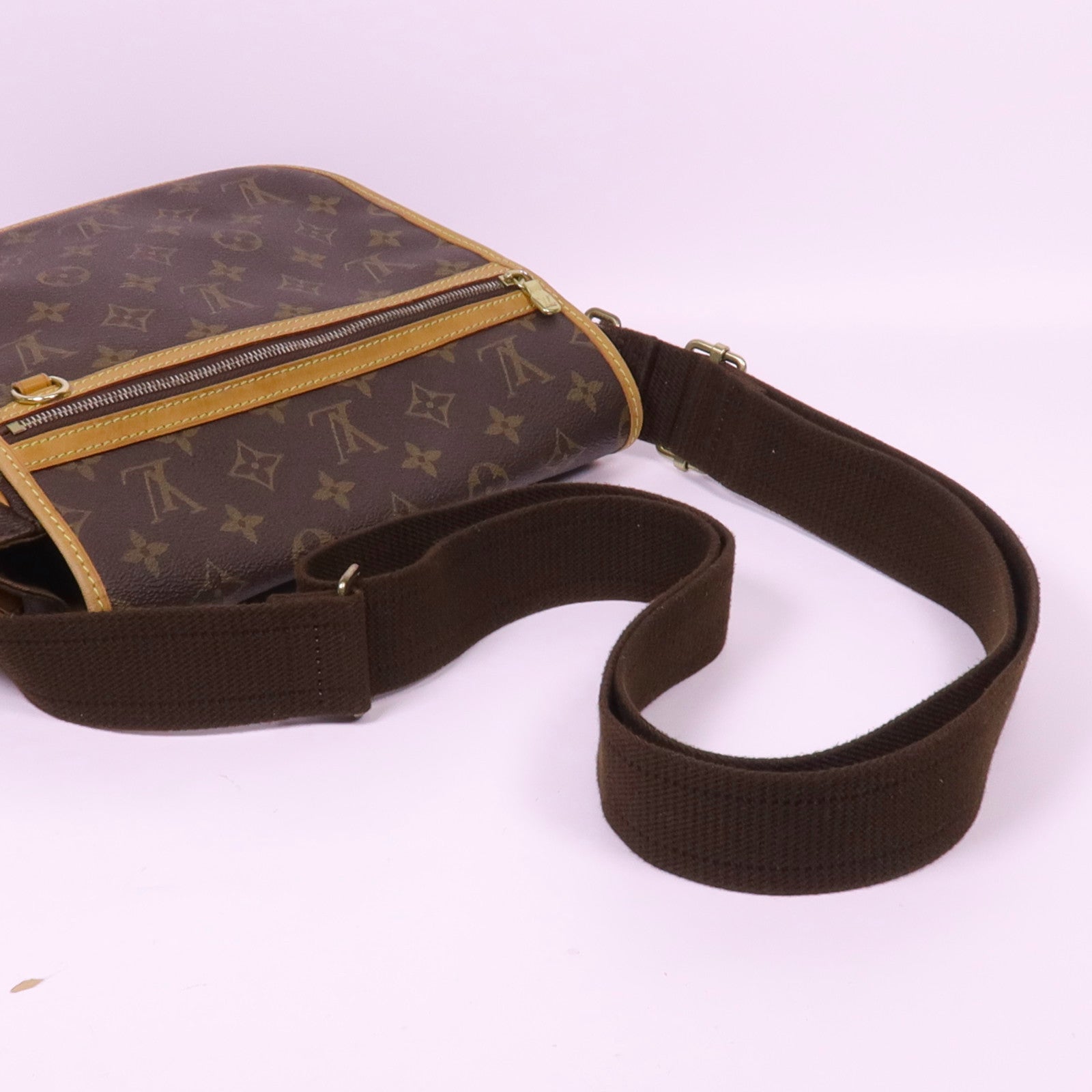 LOUIS VUITTON Monogram Bosphore金扣肩背袋