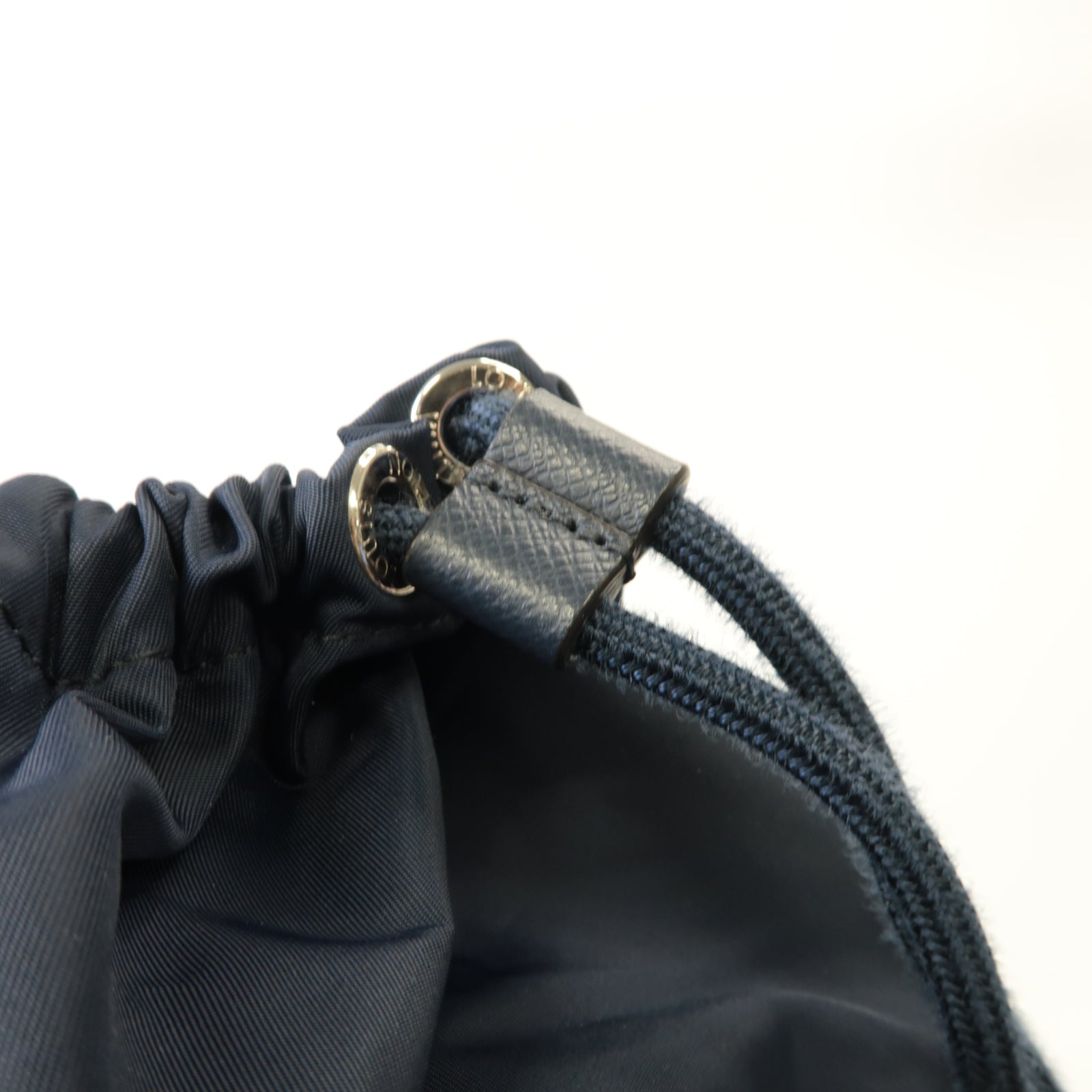 LOUIS VUITTON Damier Coast Matchpoint Backpack銀扣背包白色/深藍色