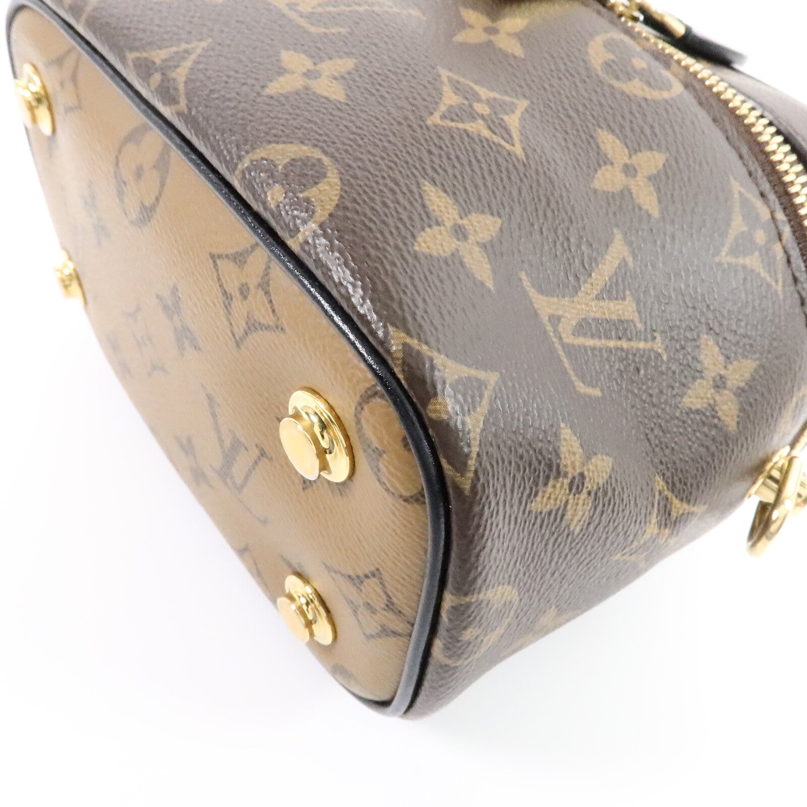 LOUIS VUITTON Monogram Reverse Vanity PM手挽肩背兩用袋