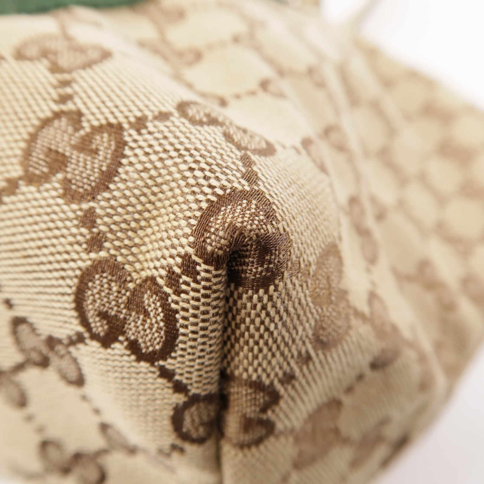 GUCCI GG GHW Sherry Line Tote Bag Shoulder Bag 139260 Canvas Brown