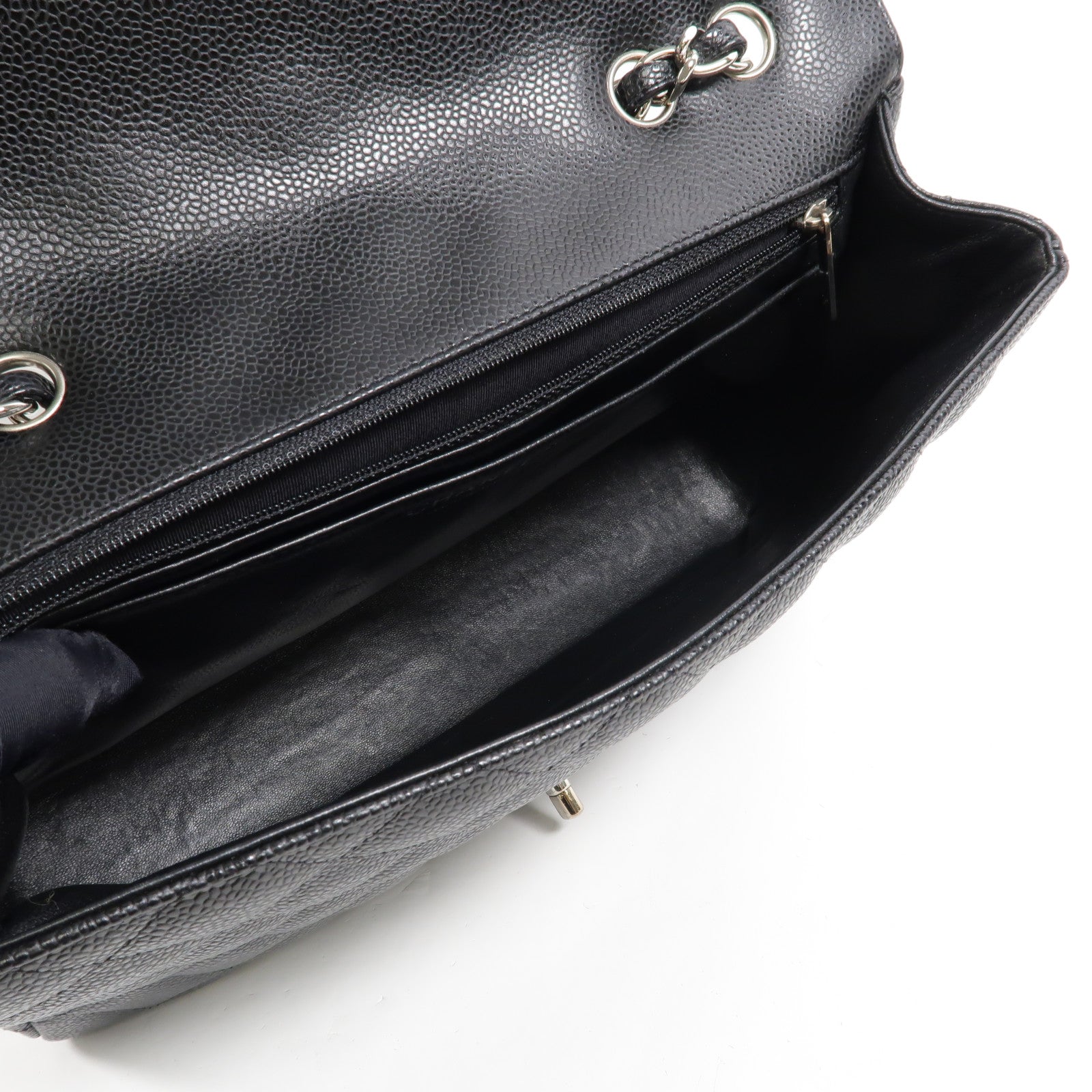 CHANEL 牛皮皮革Large Classic鏈帶肩背袋