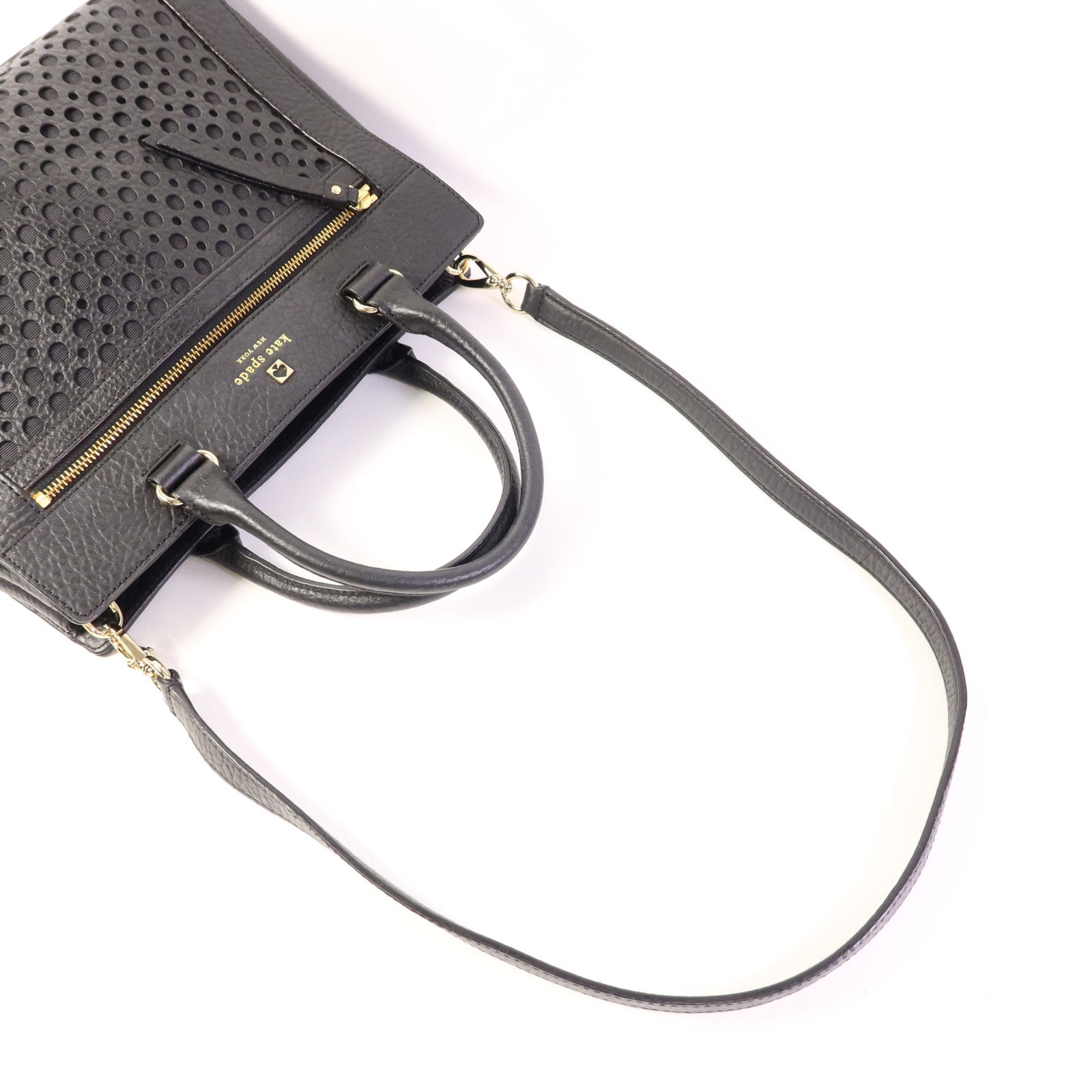 Kate Spade 皮革Perri Lane金扣手挽肩背兩用袋