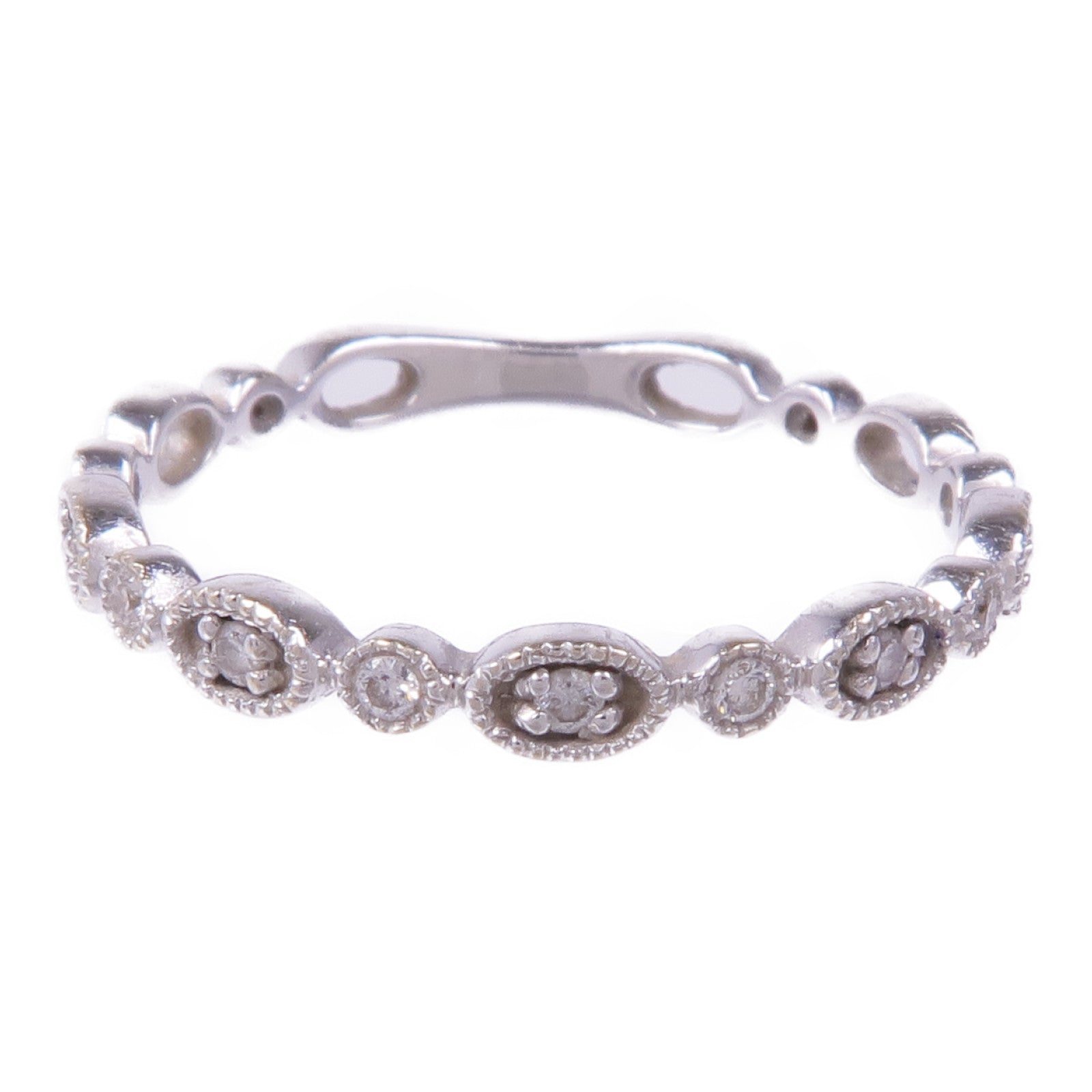 JEWELRY 【激減優惠】18K白金Diamond Ring鑽石戒指US#6.5