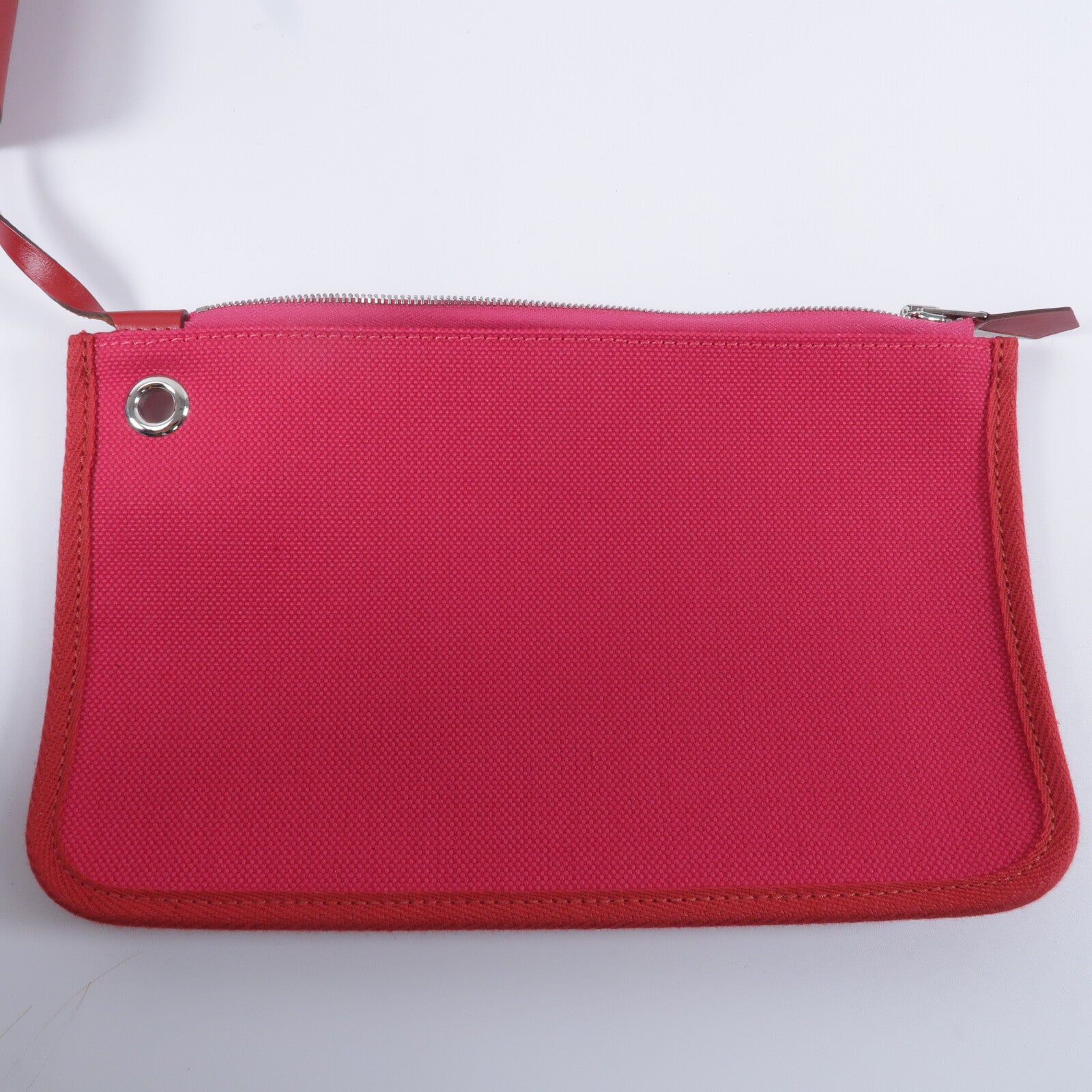 HERMES 帆布Herbag PM手挽肩背兩用袋Mexico/Piment