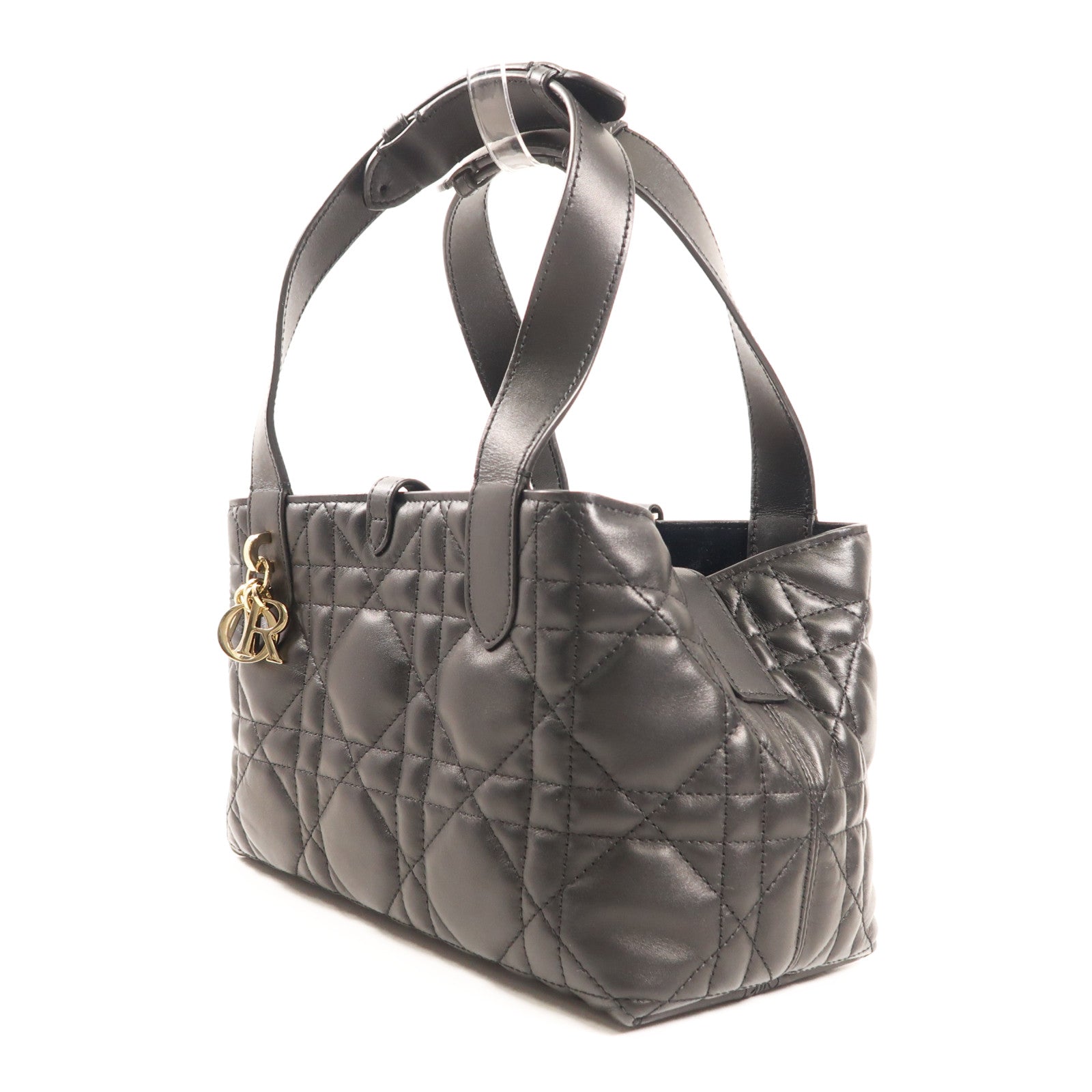 Dior 牛皮皮革Toujours Bag金扣手挽袋