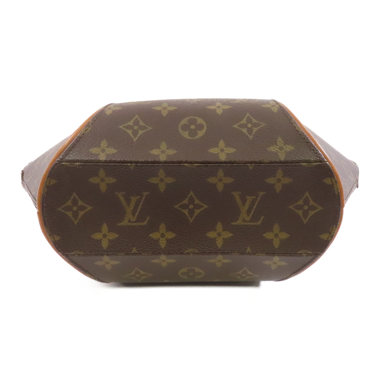 LOUIS VUITTON Monogram Ellipse PM金扣手挽袋啡色